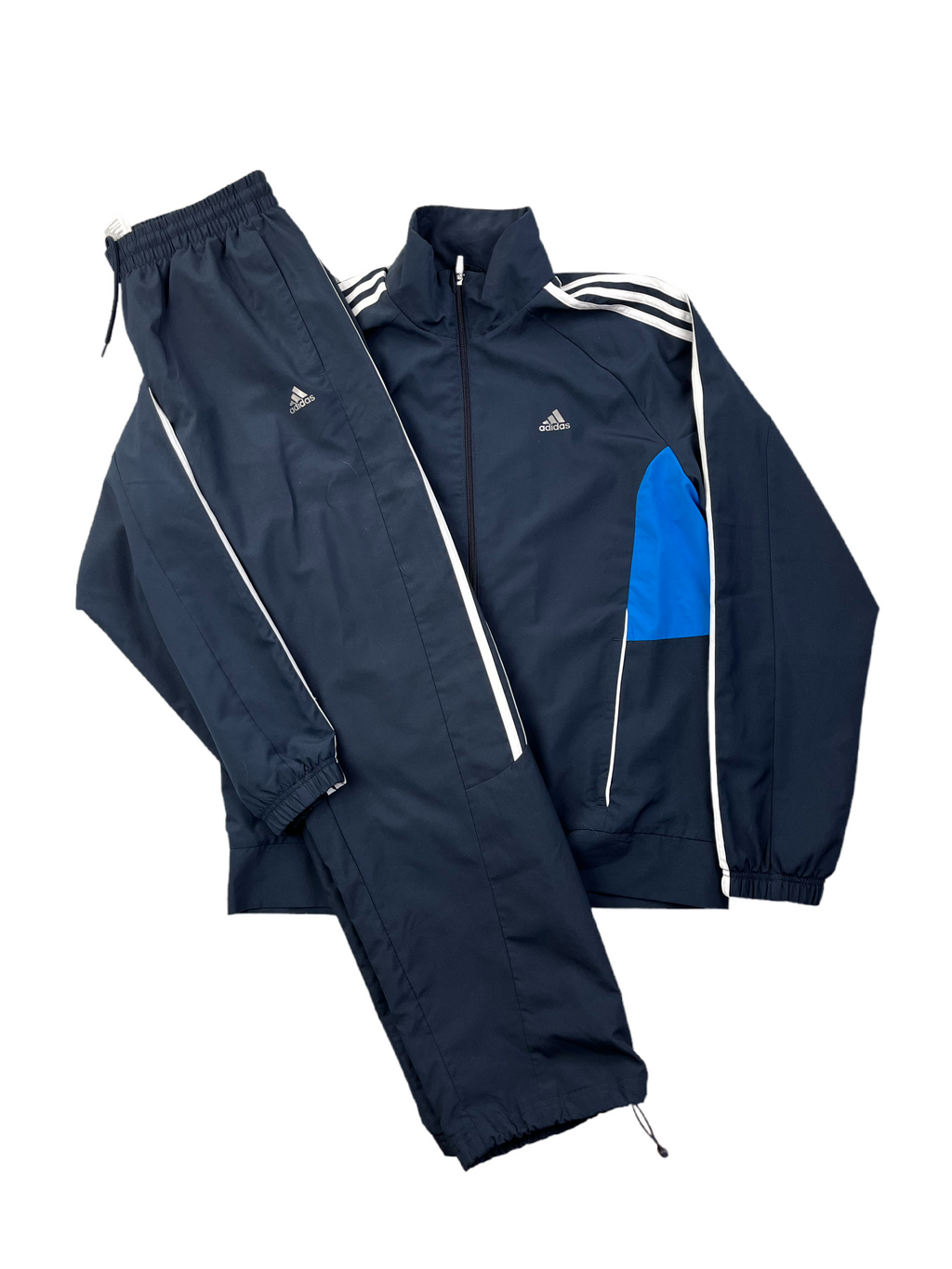 Adidas Vintage Trainingsanzug Y2K Dunkelblau Blau M