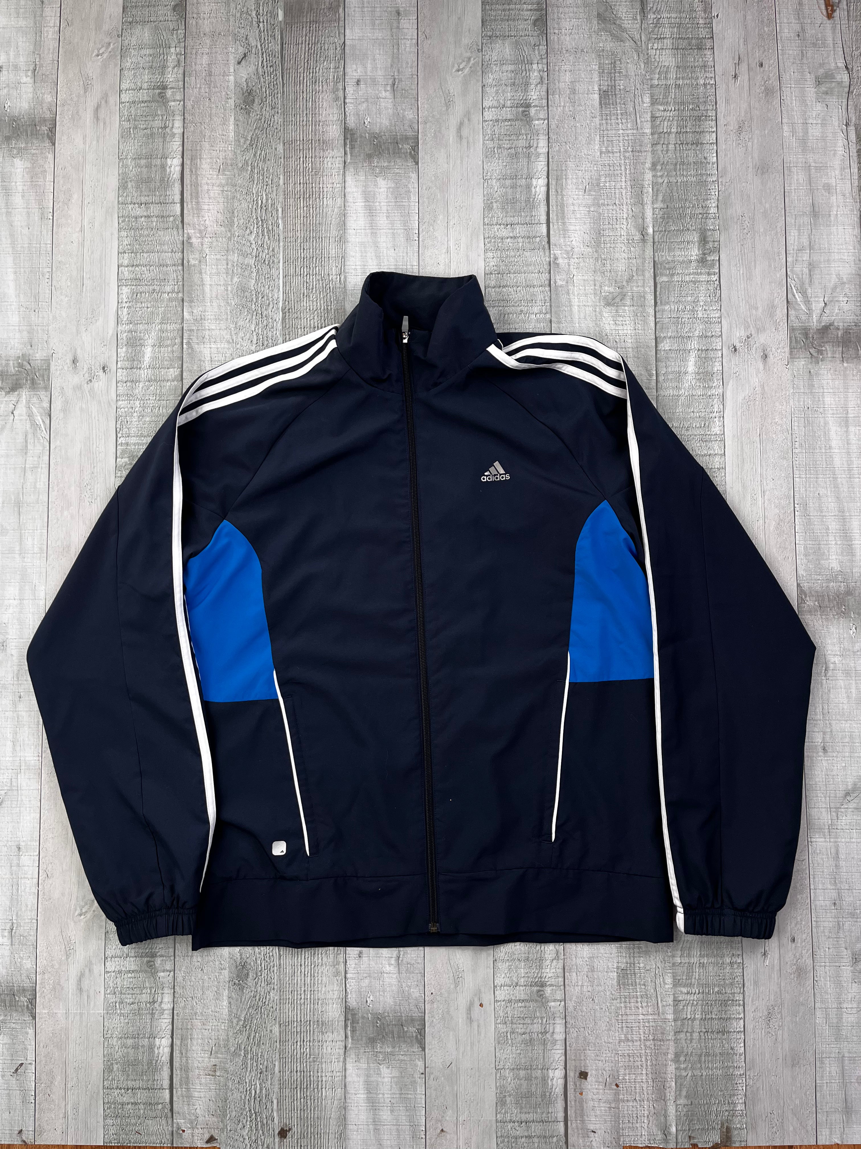 Adidas Vintage Trainingsanzug Y2K Dunkelblau Blau M