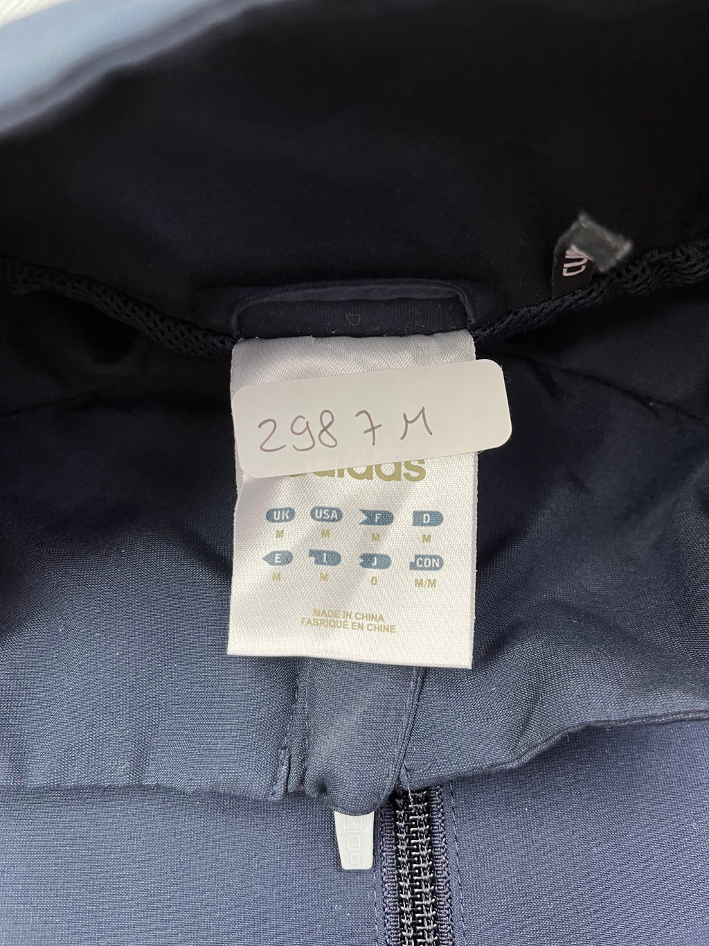 Adidas Vintage Trainingsanzug Y2K Dunkelblau Blau M