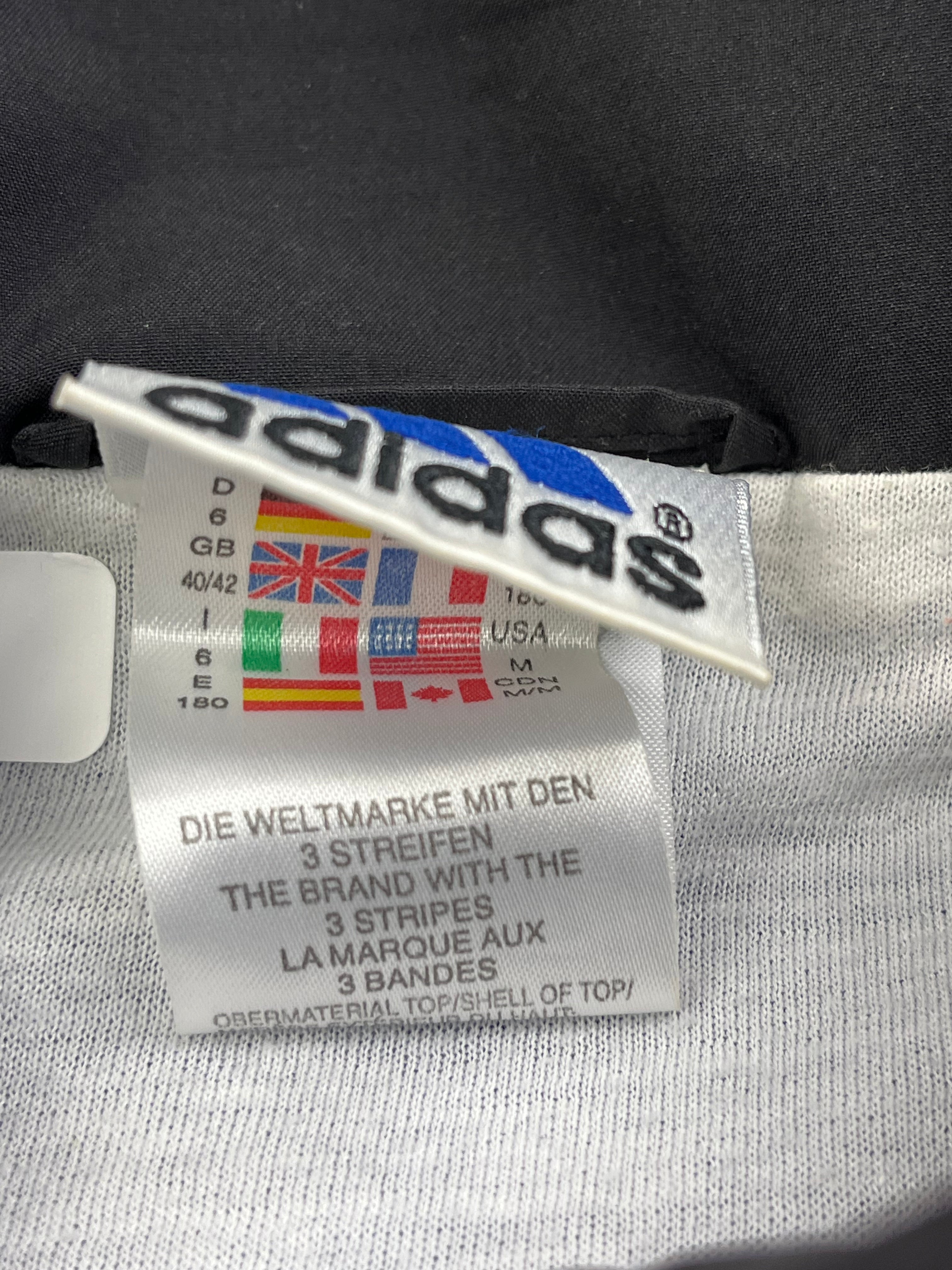 Adidas Vintage Trainingsanzug Y2K Blau Schwarz M