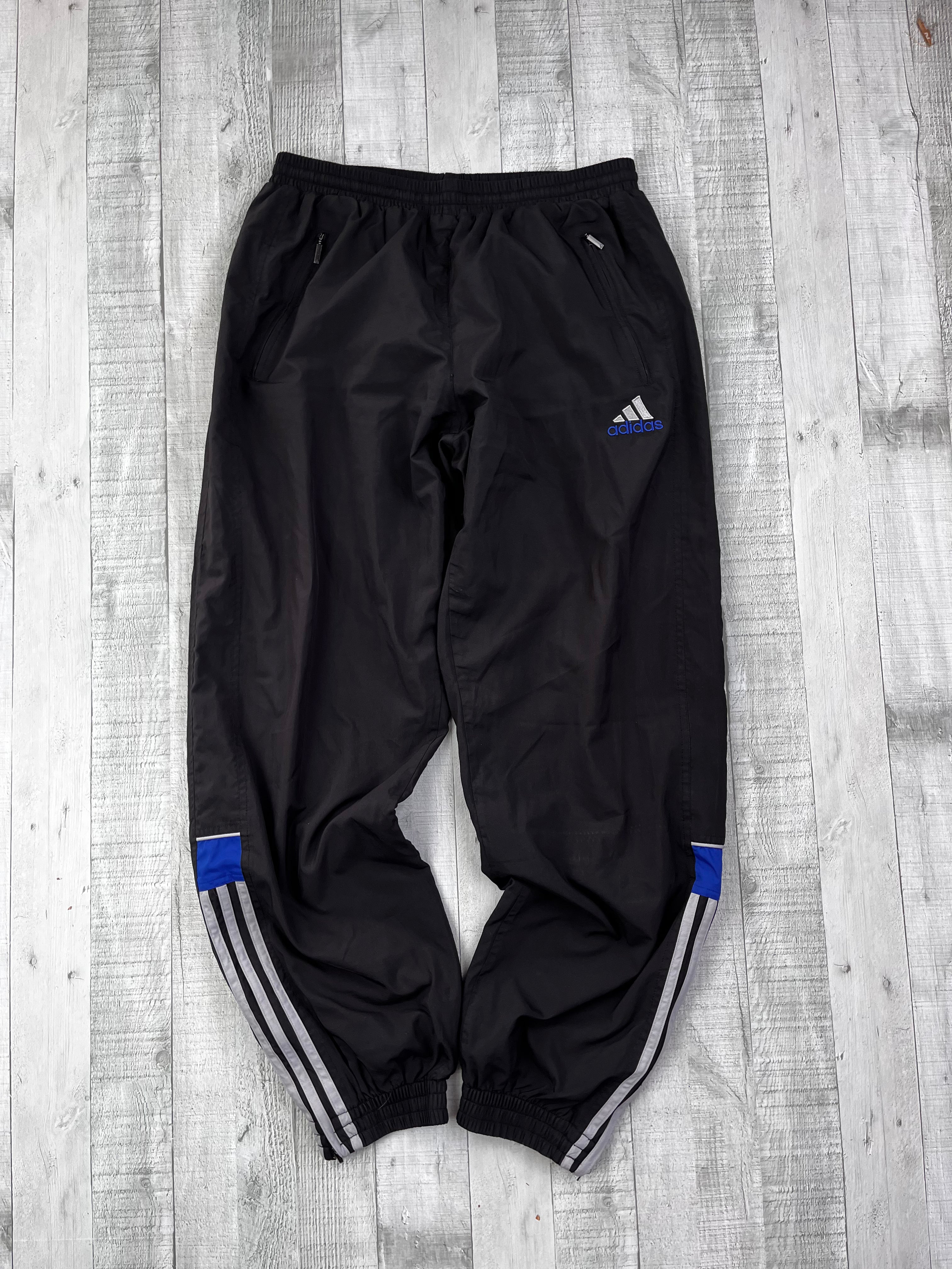 Adidas Vintage Trainingsanzug Y2K Blau Schwarz M