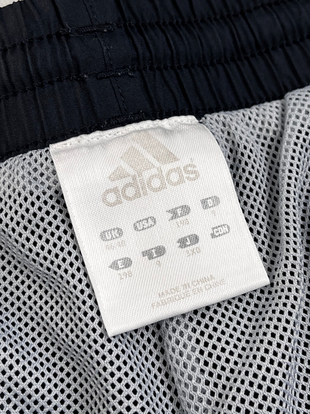 Adidas Vintage Trainingsanzug Y2K Grau Schwarz XL