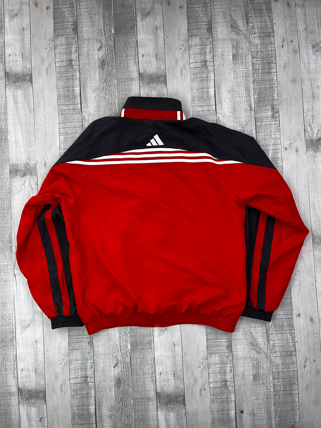 Adidas Vintage Trainingsanzug Y2K Schwarz Rot M