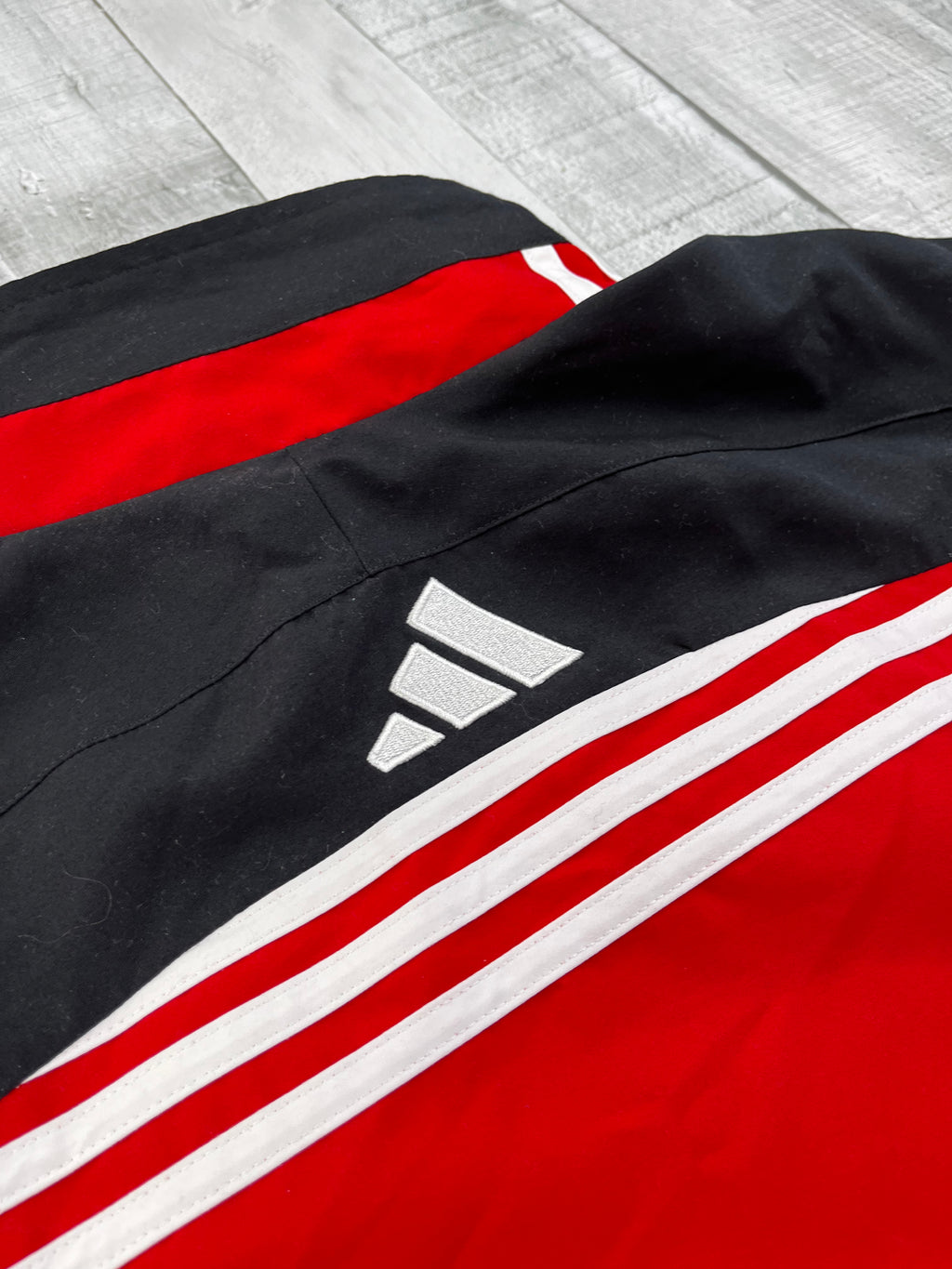 Adidas Vintage Trainingsanzug Y2K Schwarz Rot M