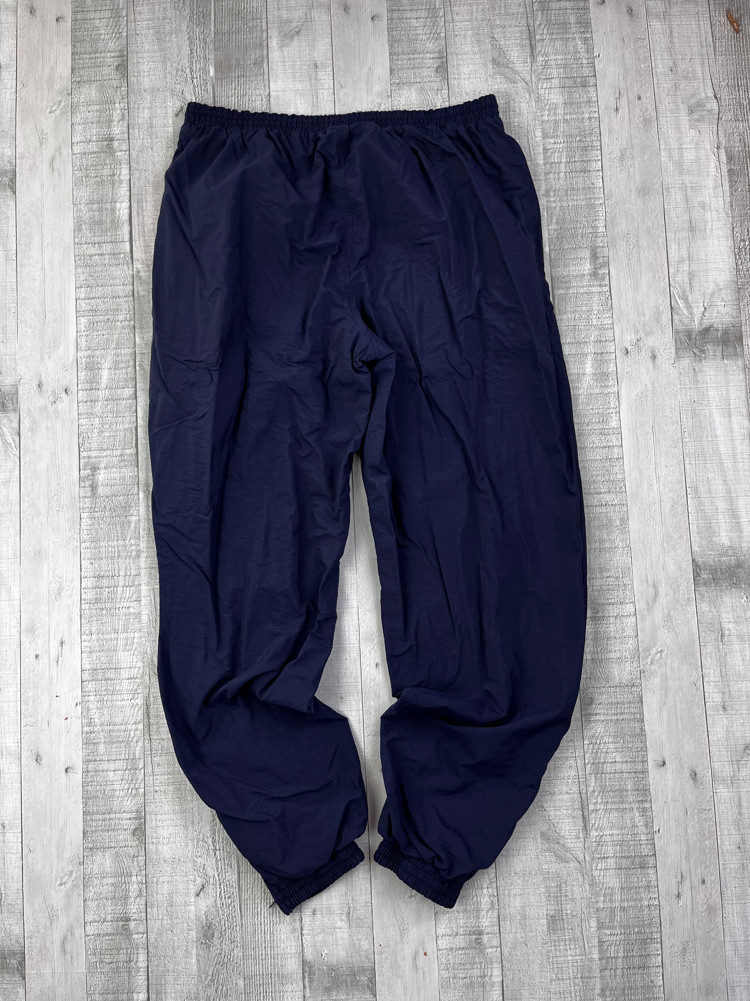 Adidas Vintage Trainingsanzug 90s Dunkelblau Türkis Weiß L