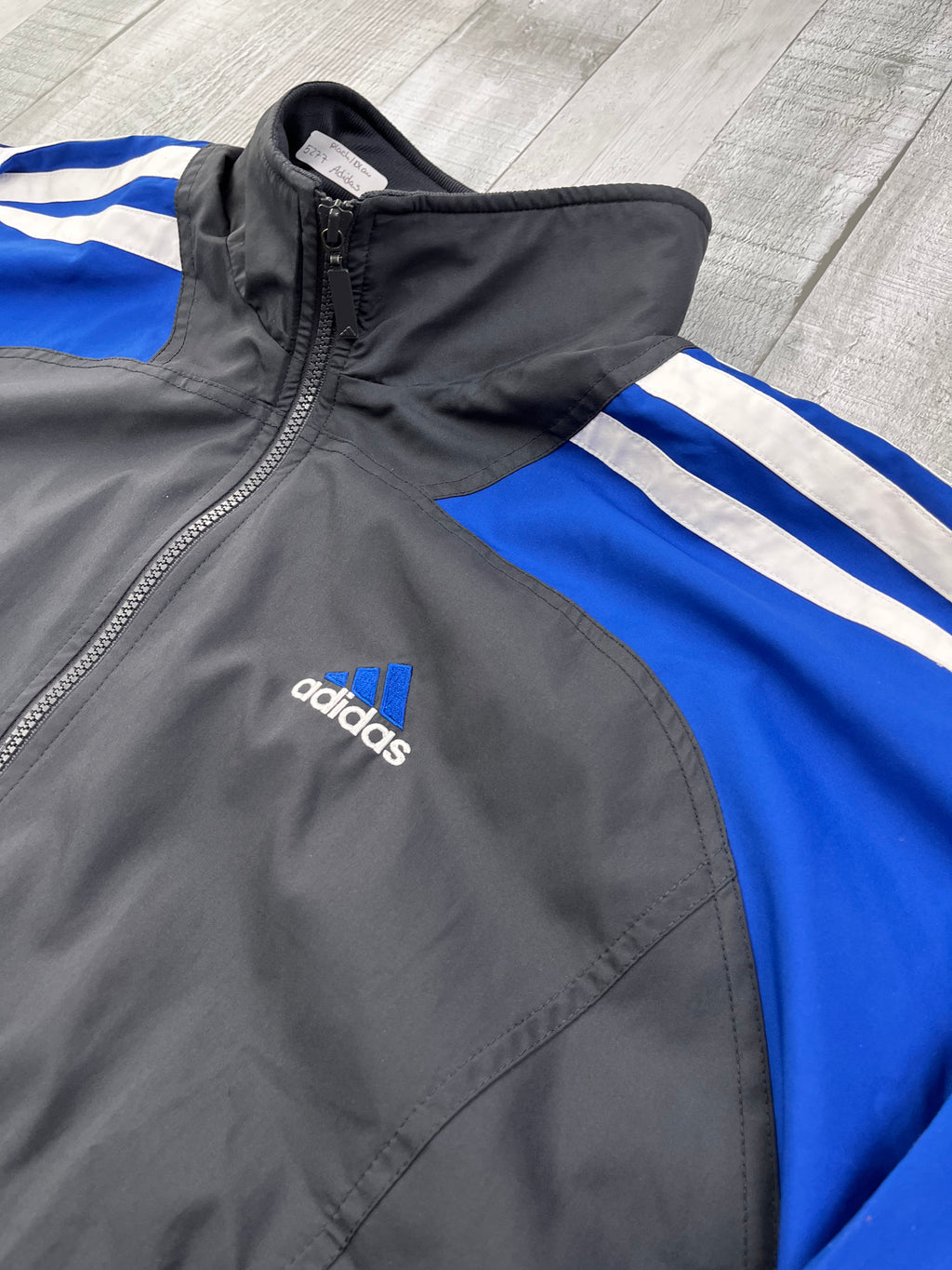 Adidas Vintage Trainingsanzug Y2K Schwarz Blau M