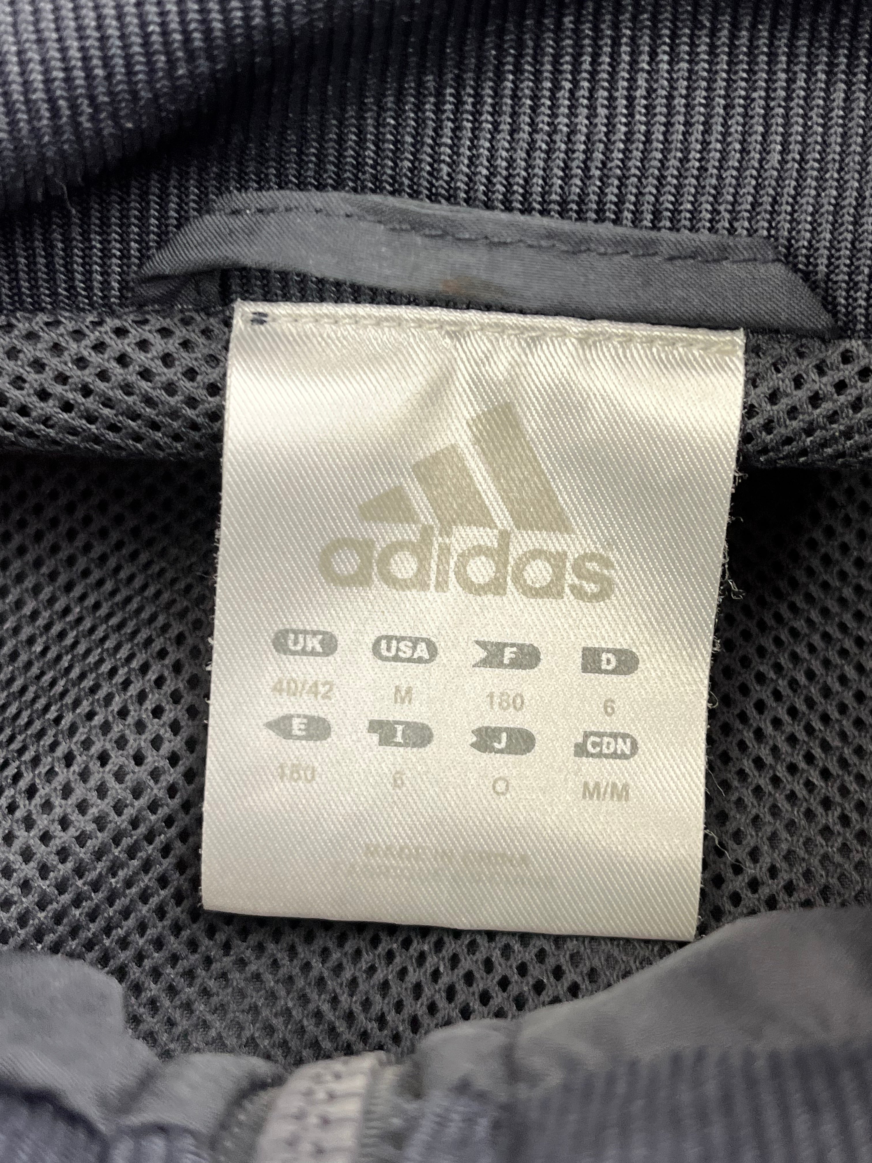 Adidas Vintage Trainingsanzug Y2K Schwarz Blau M