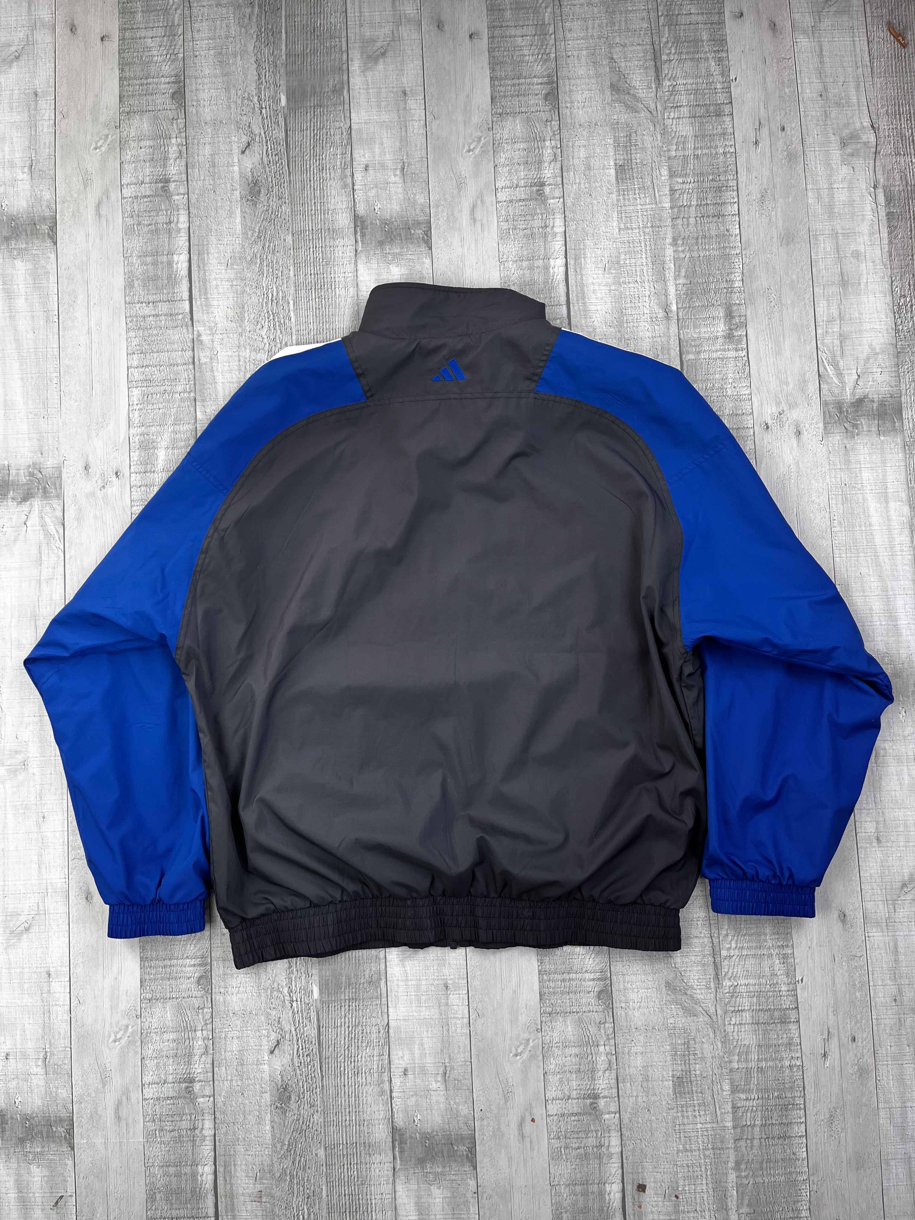 Adidas Vintage Trainingsanzug Y2K Schwarz Blau M