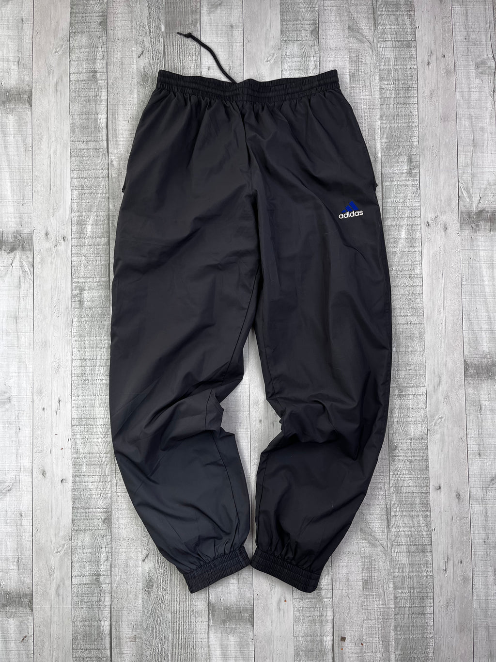 Adidas Vintage Trainingsanzug Y2K Schwarz Blau M