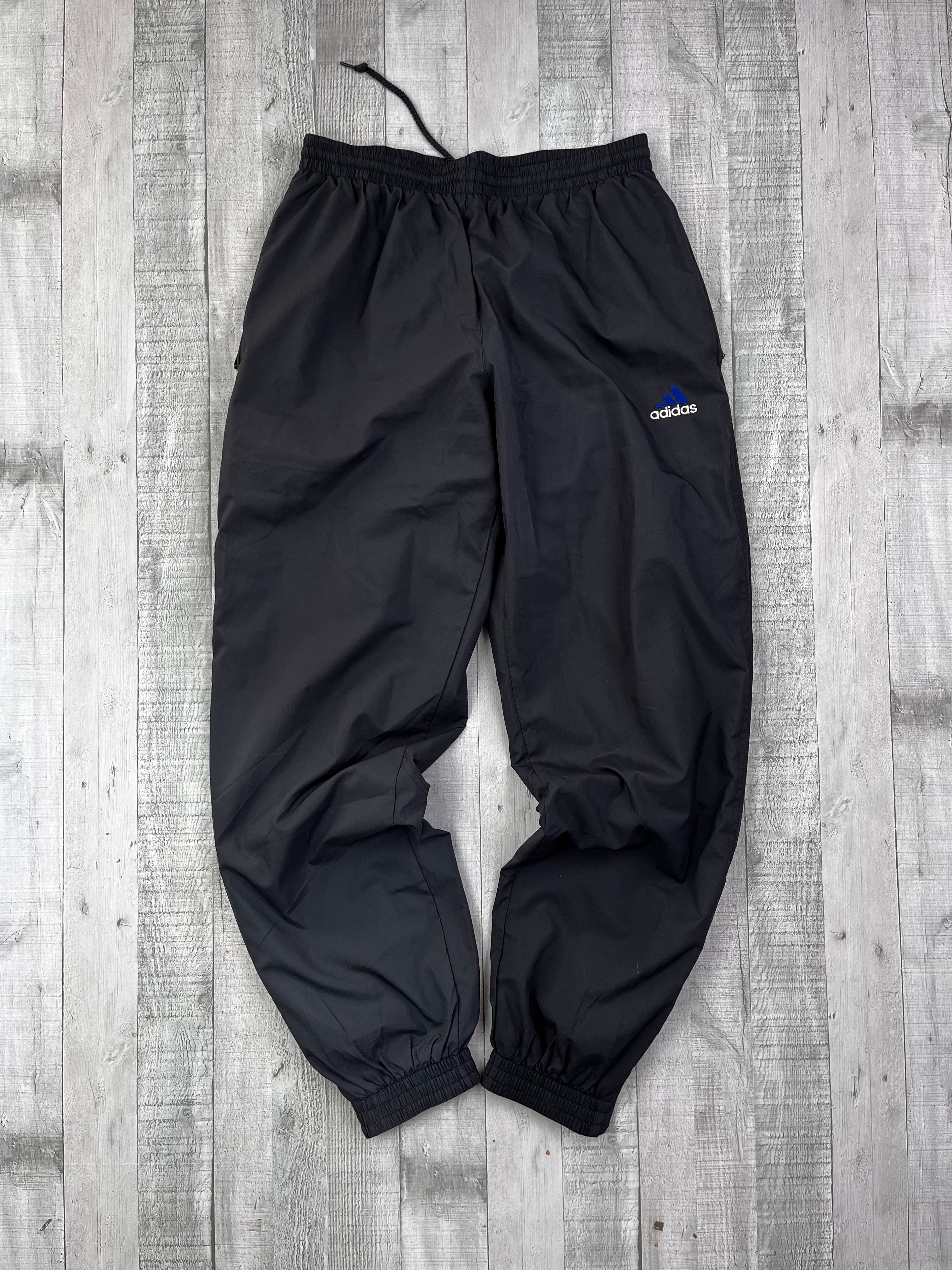 Adidas Vintage Trainingsanzug Y2K Schwarz Blau M