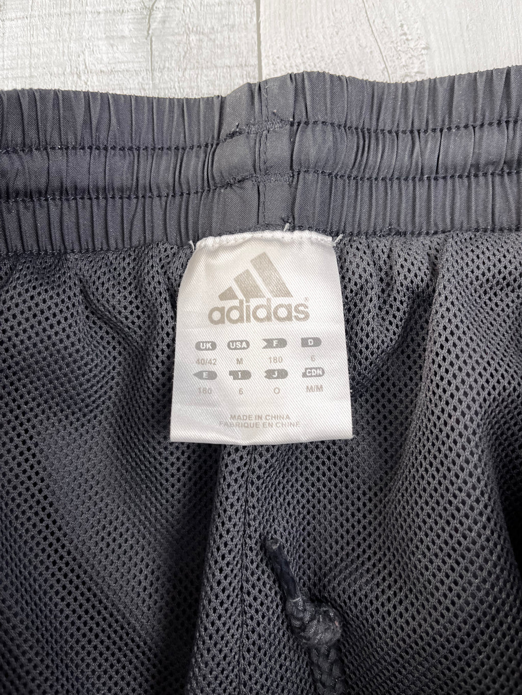 Adidas Vintage Trainingsanzug Y2K Schwarz Blau M