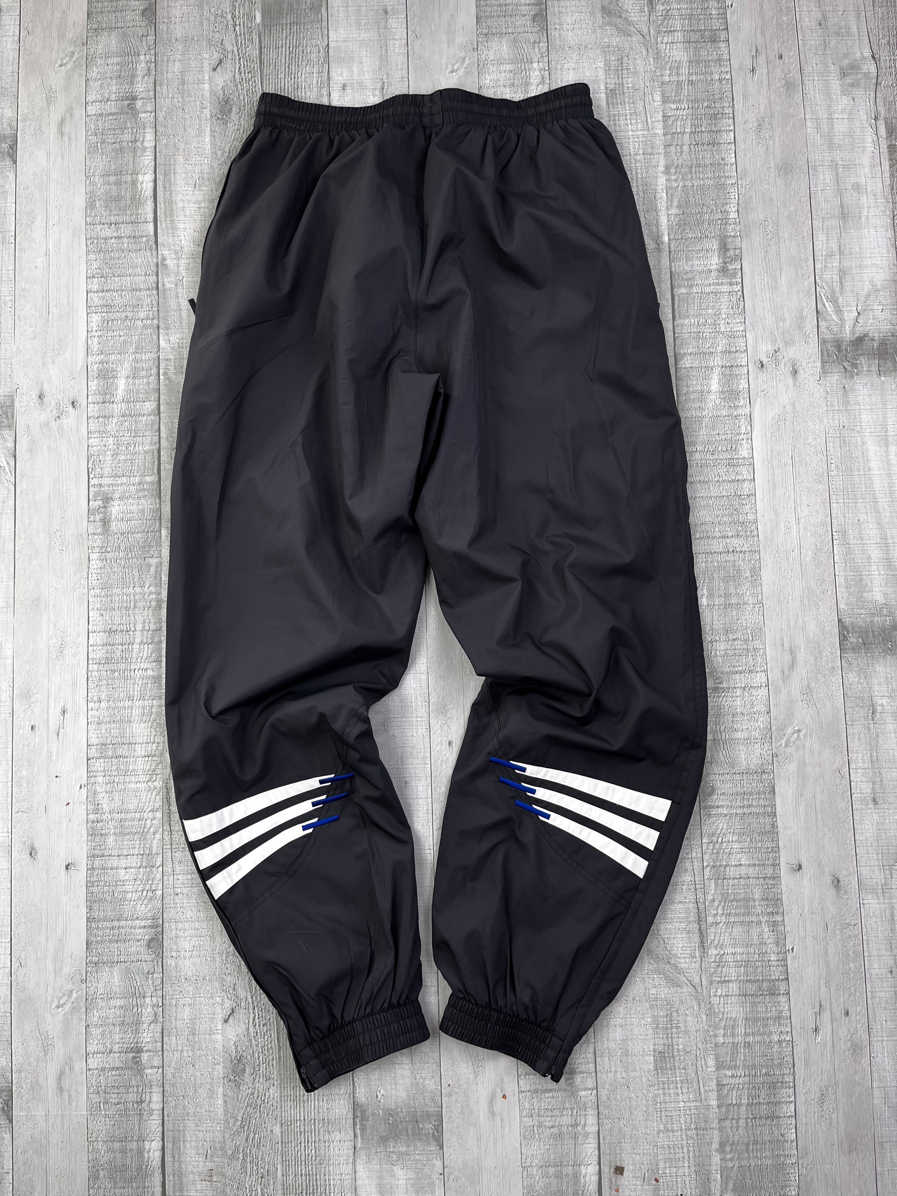 Adidas Vintage Trainingsanzug Y2K Schwarz Blau M