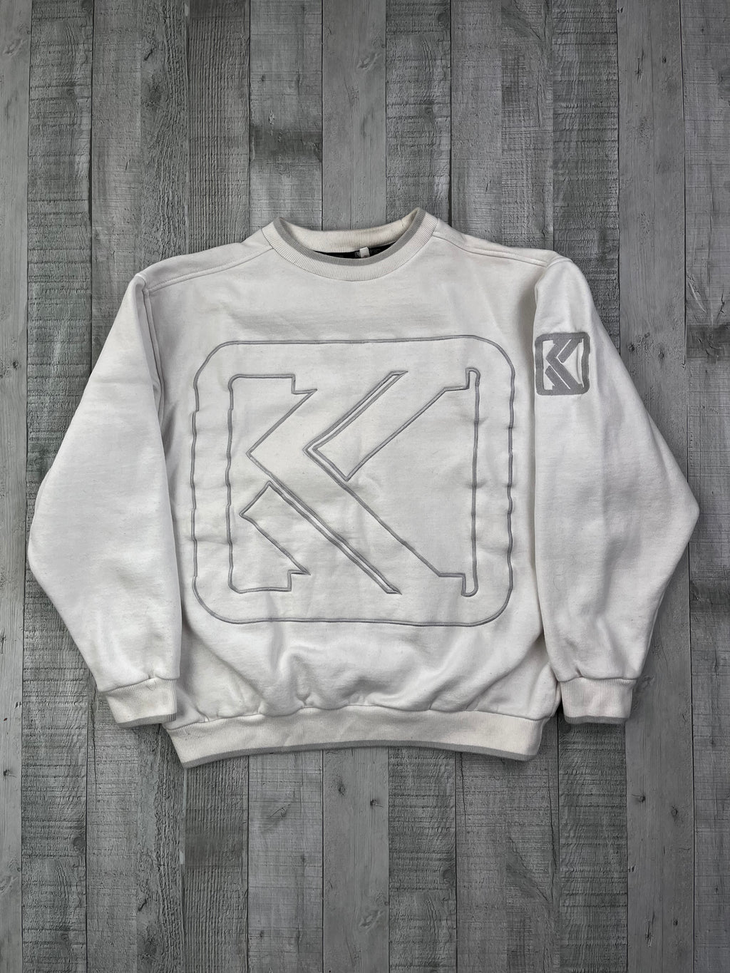 Karl Kani Vintage Jogginganzug 90s Weiß Grau S