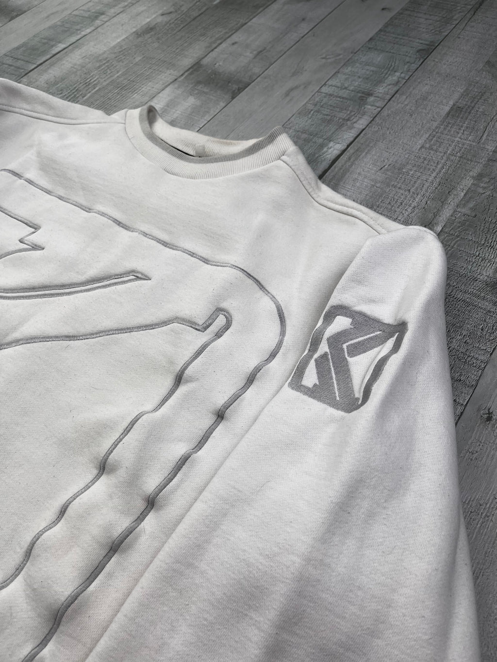 Karl Kani Vintage Jogginganzug 90s Weiß Grau S