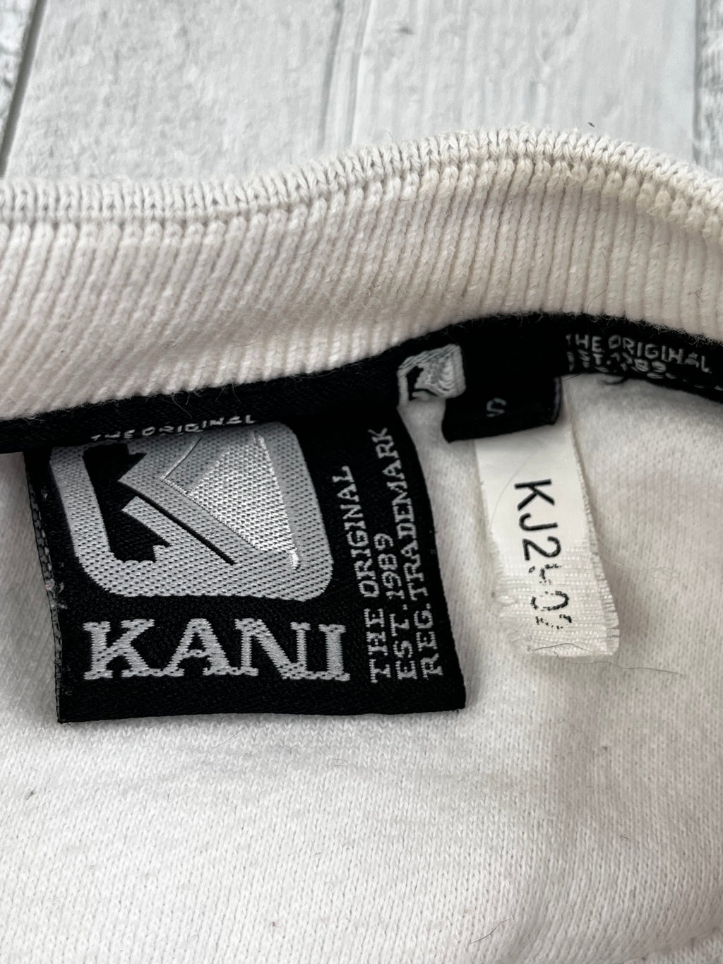 Karl Kani Vintage Jogginganzug 90s Weiß Grau S