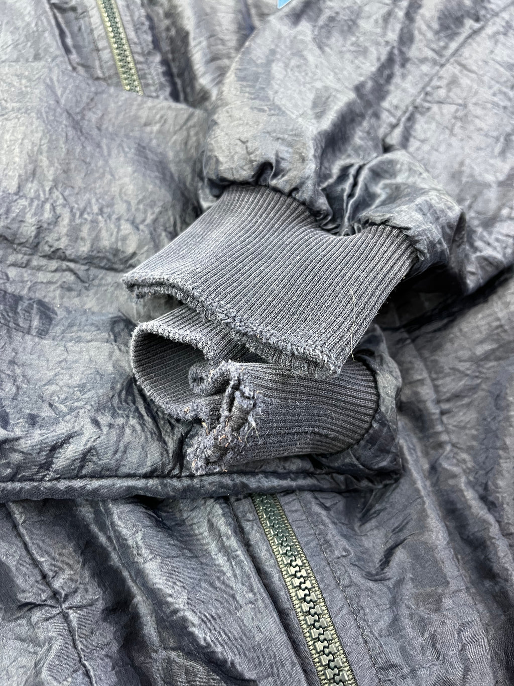 Lacoste Vintage Trainingsanzug 90s Dunkeblau Grün Weiß L