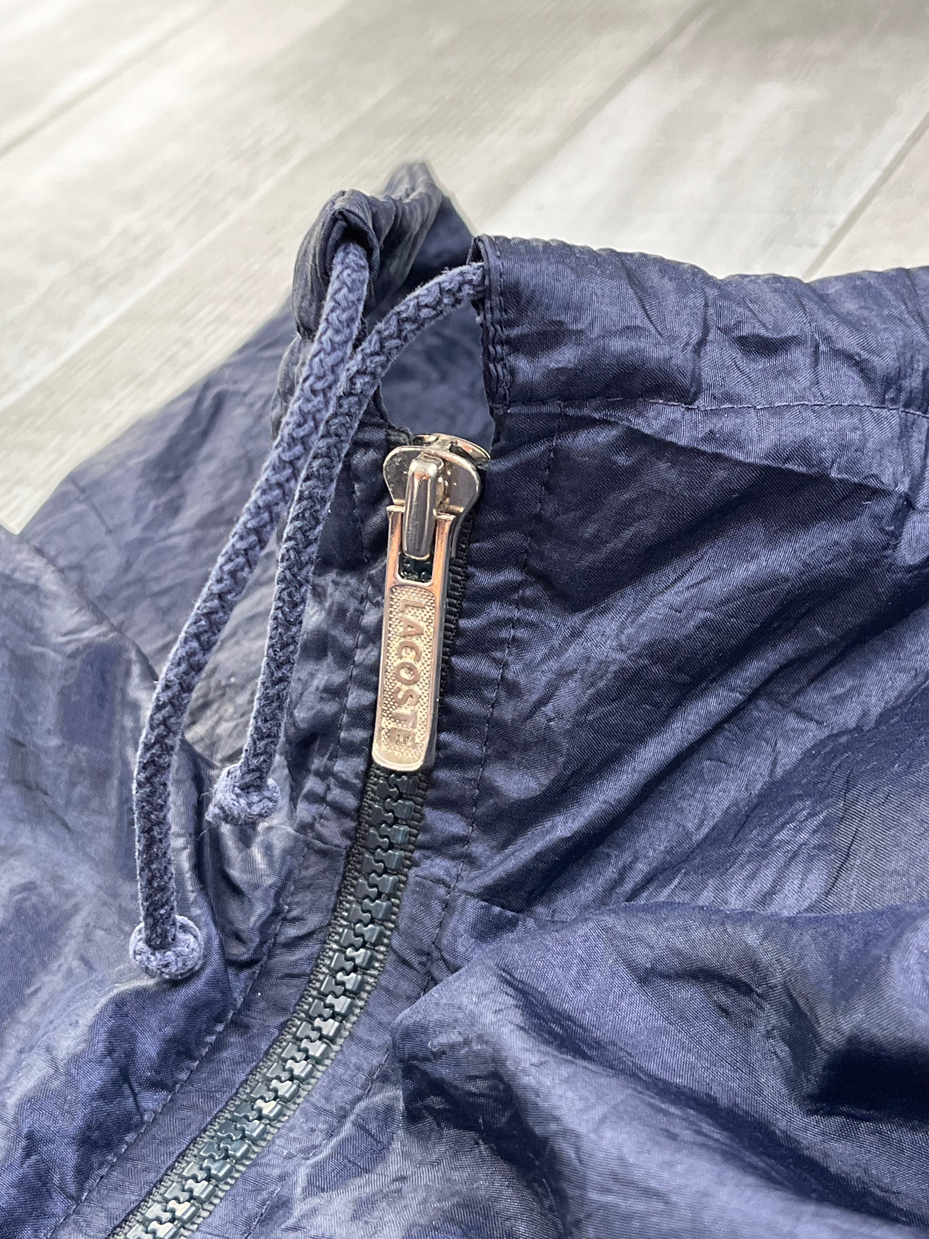 Lacoste Vintage Trainingsanzug 90s Dunkeblau Grün Weiß L