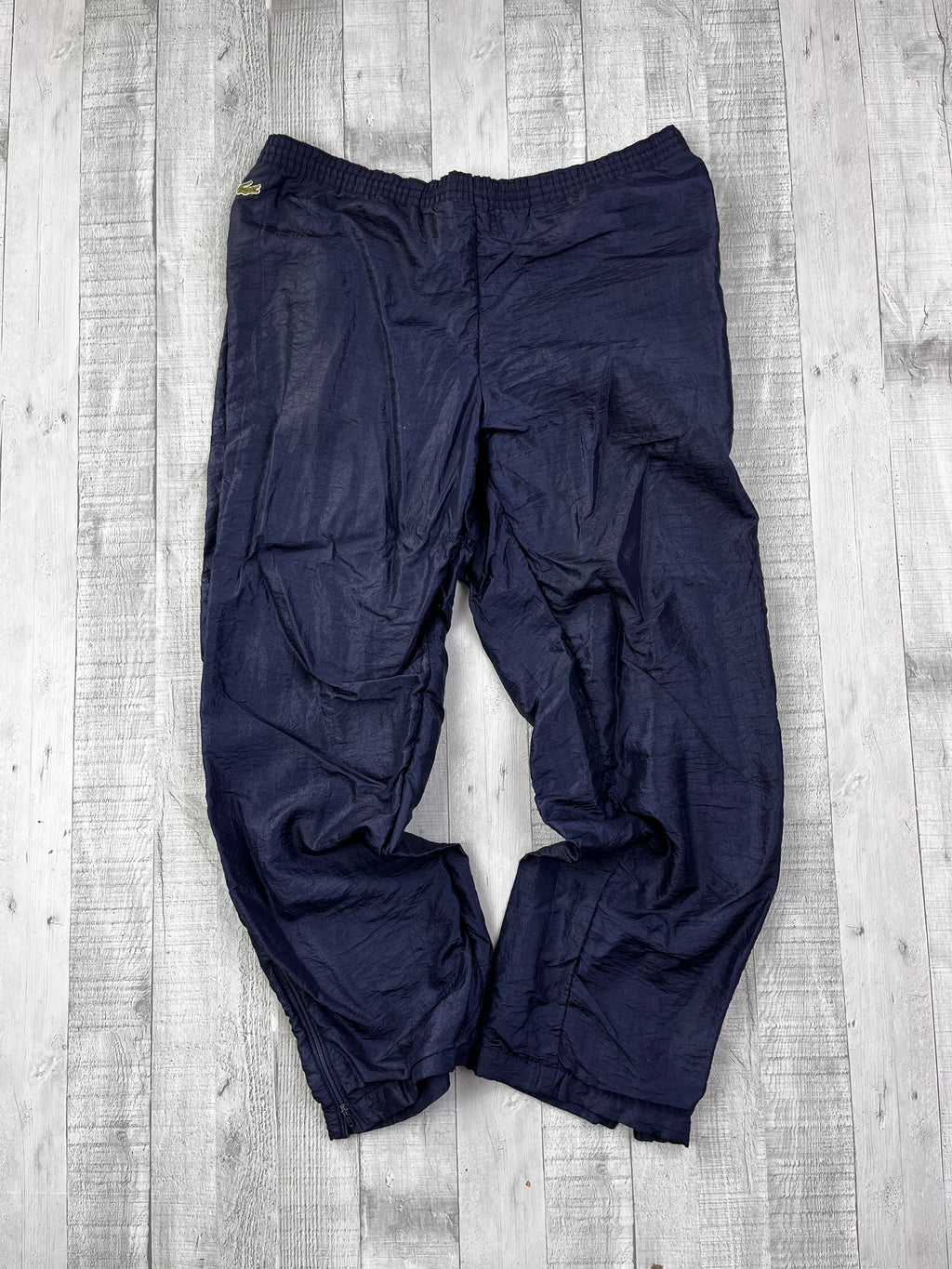 Lacoste Vintage Trainingsanzug 90s Dunkeblau Grün Weiß L