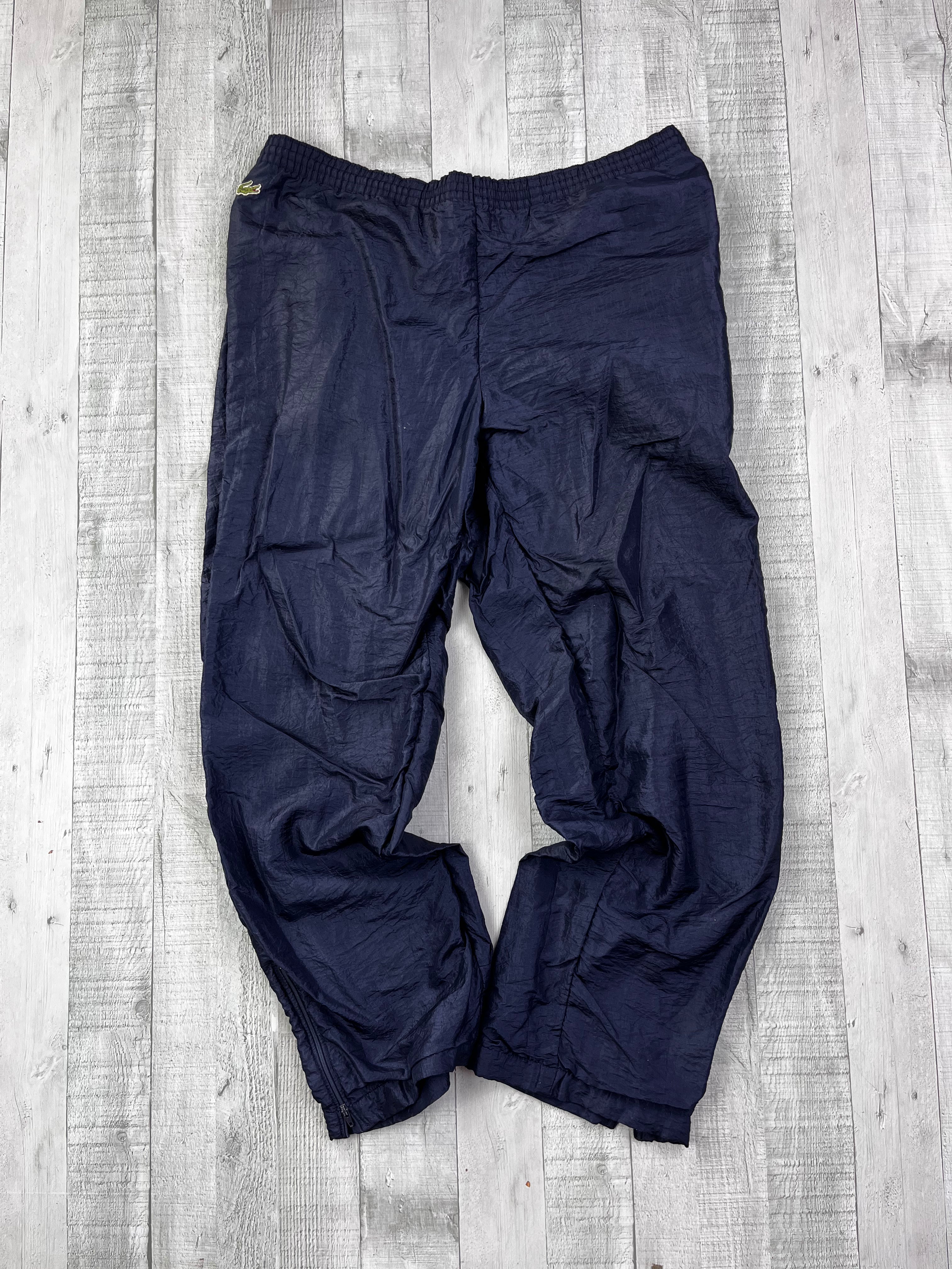 Lacoste Vintage Trainingsanzug 90s Dunkeblau Grün Weiß L