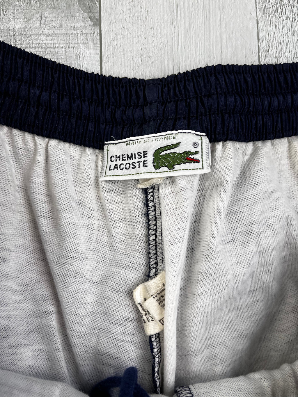 Lacoste Vintage Trainingsanzug 90s Dunkeblau Grün Weiß L