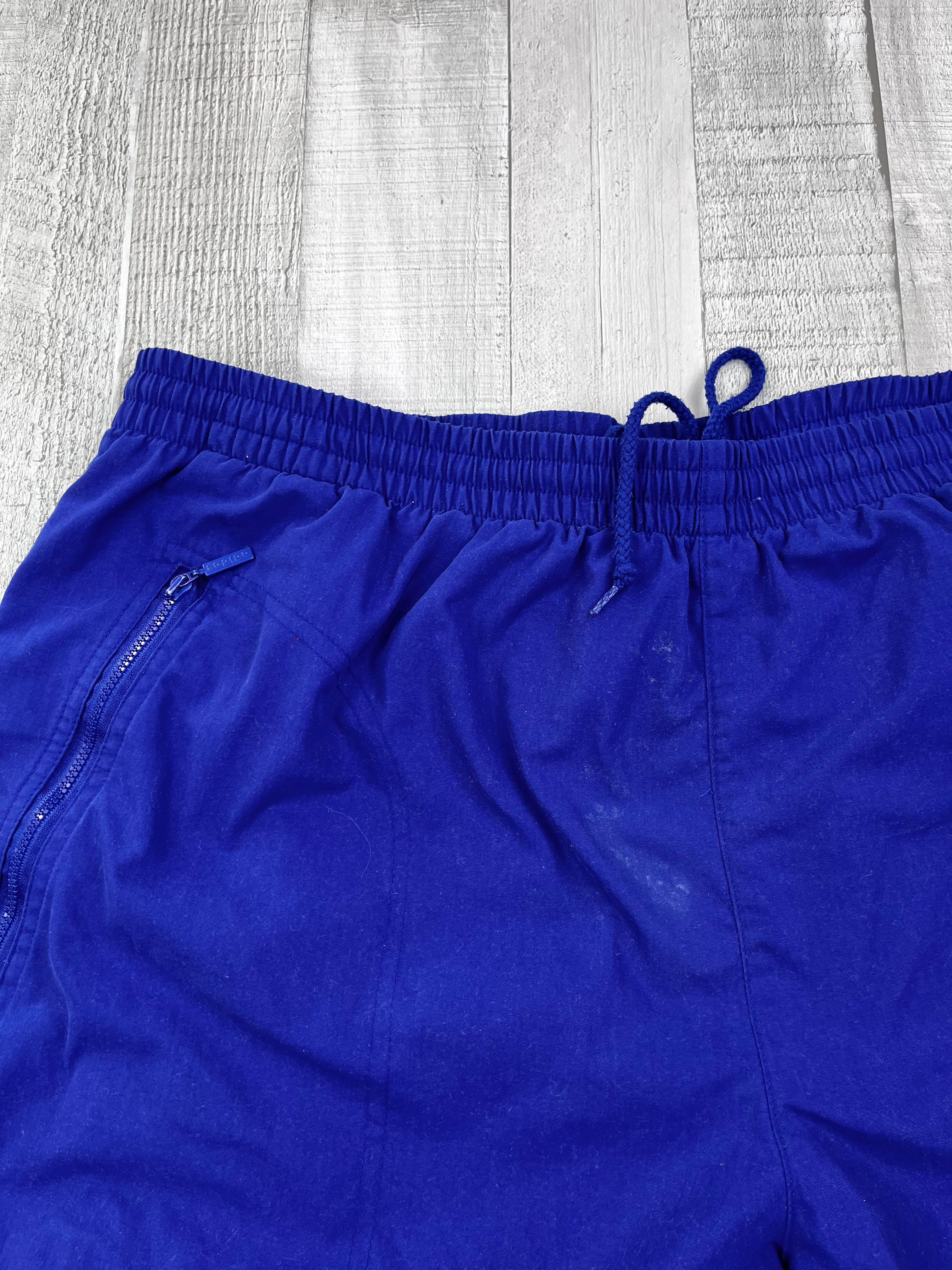 Adidas Vintage Trainingsanzug ATP Tour 90s Blau Weiß Muster XL