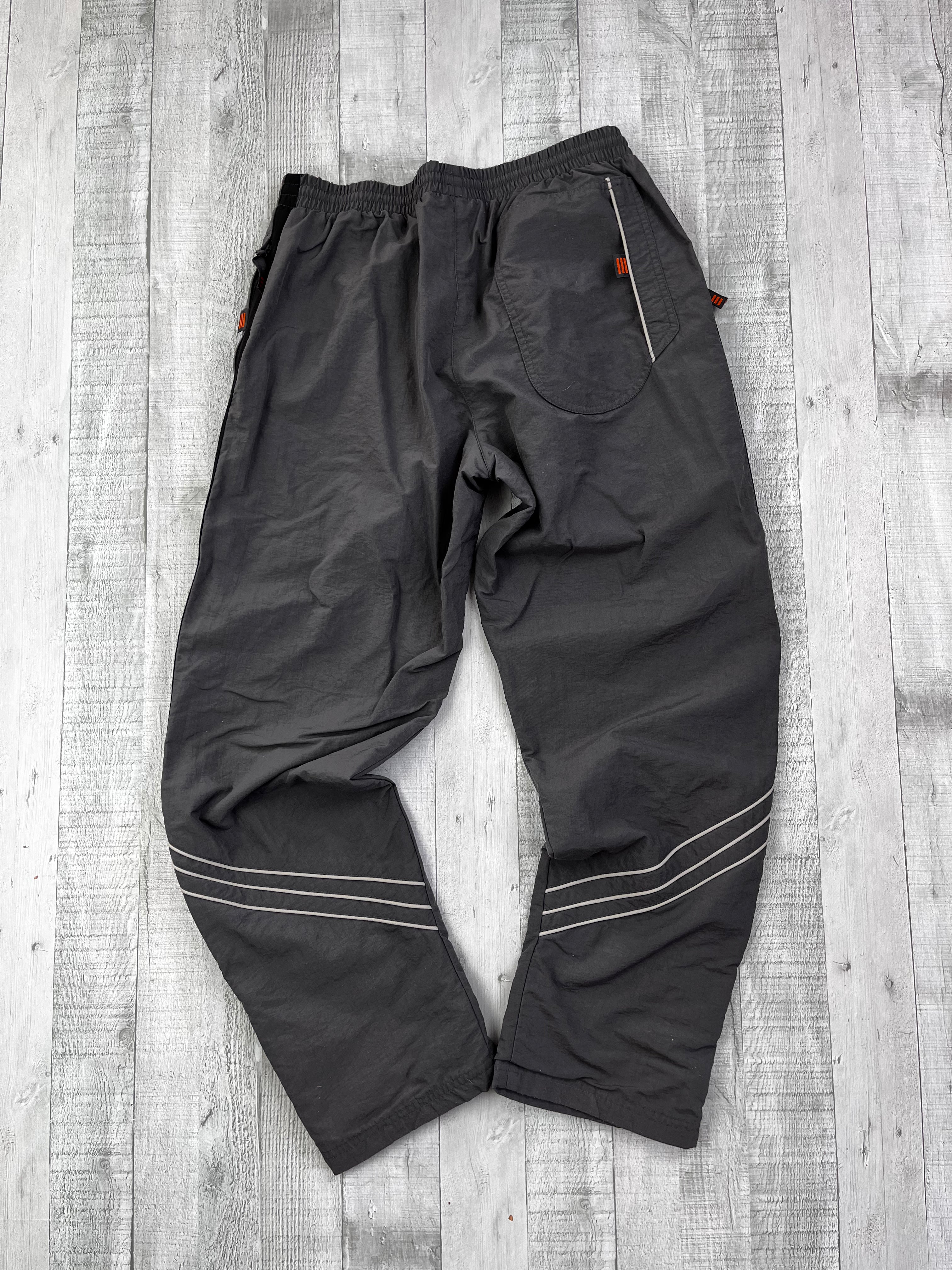 Adidas Vintage Trainingsanzug 90s Beige Dunkelgrau M