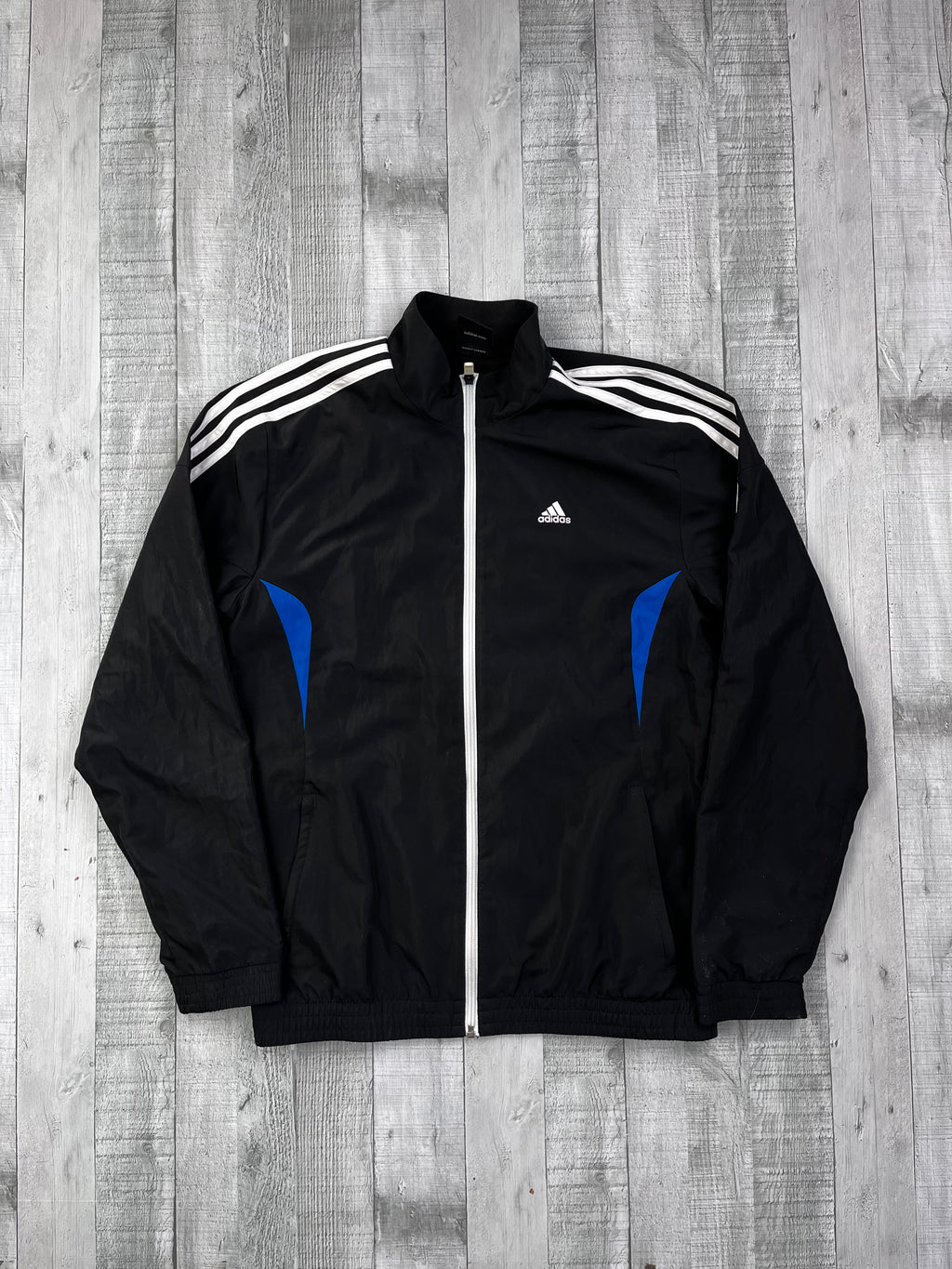 Adidas Vintage Trainingsanzug Y2K Schwarz Blau S