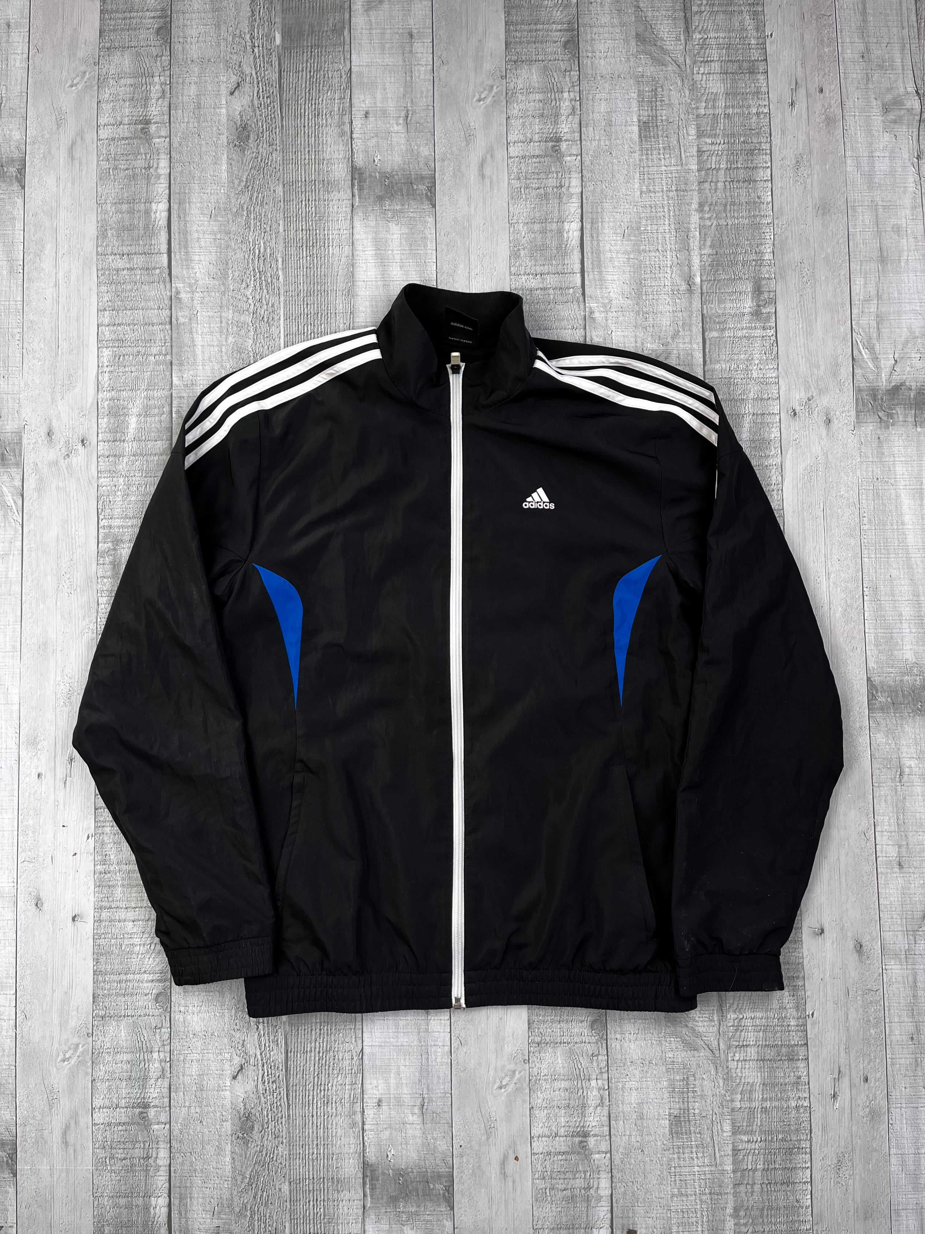 Adidas Vintage Trainingsanzug Y2K Schwarz Blau S
