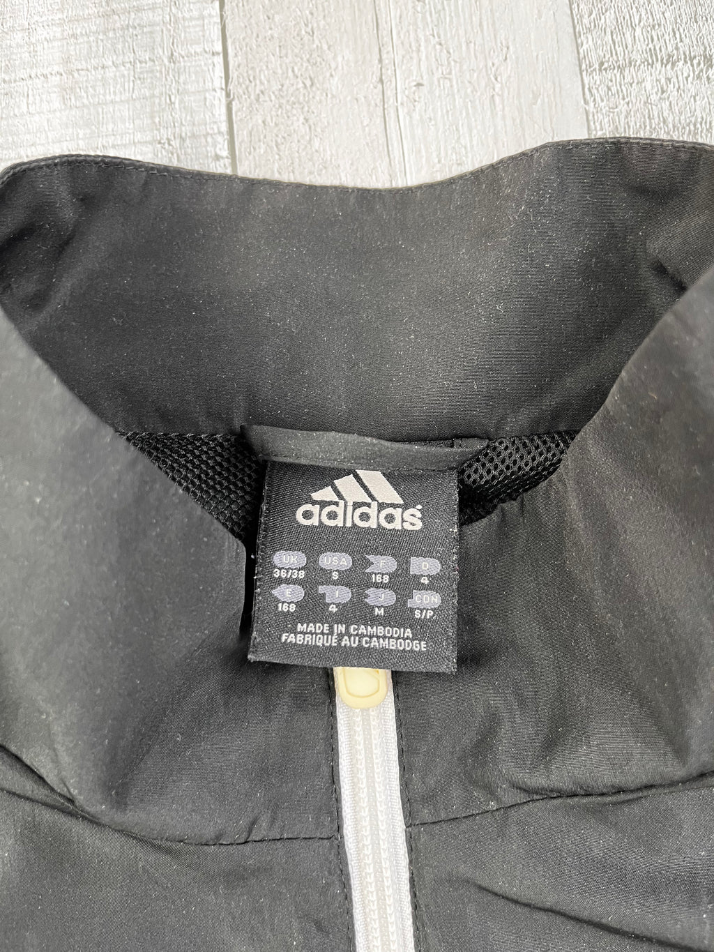 Adidas Vintage Trainingsanzug Y2K Schwarz Blau S