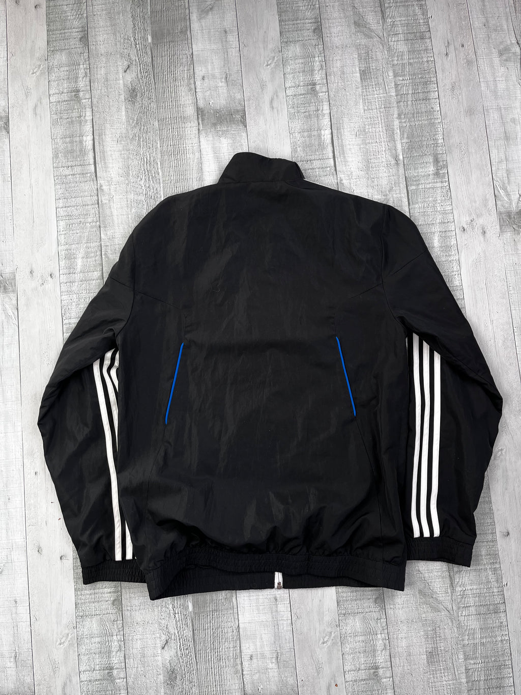 Adidas Vintage Trainingsanzug Y2K Schwarz Blau S