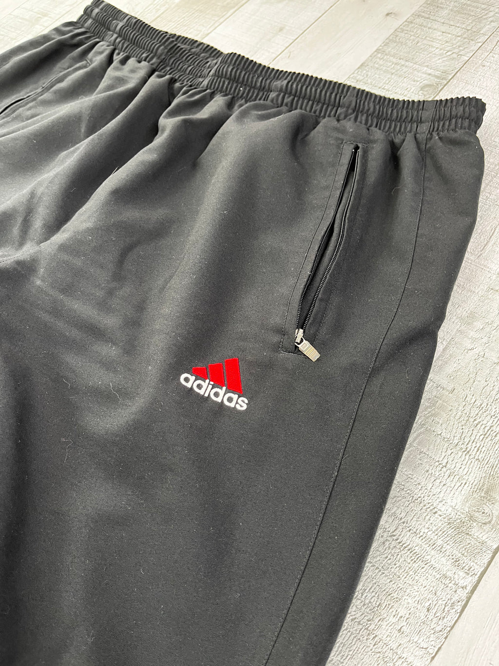 Adidas Vintage Trainingsanzug Y2K Schwarz Rot Weiß XXL