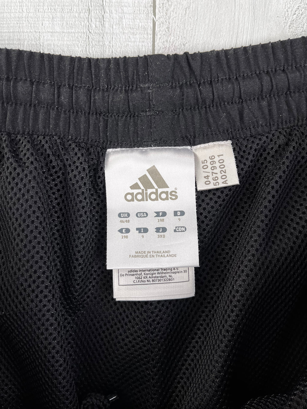 Adidas Vintage Trainingsanzug Y2K Schwarz Rot Weiß XXL