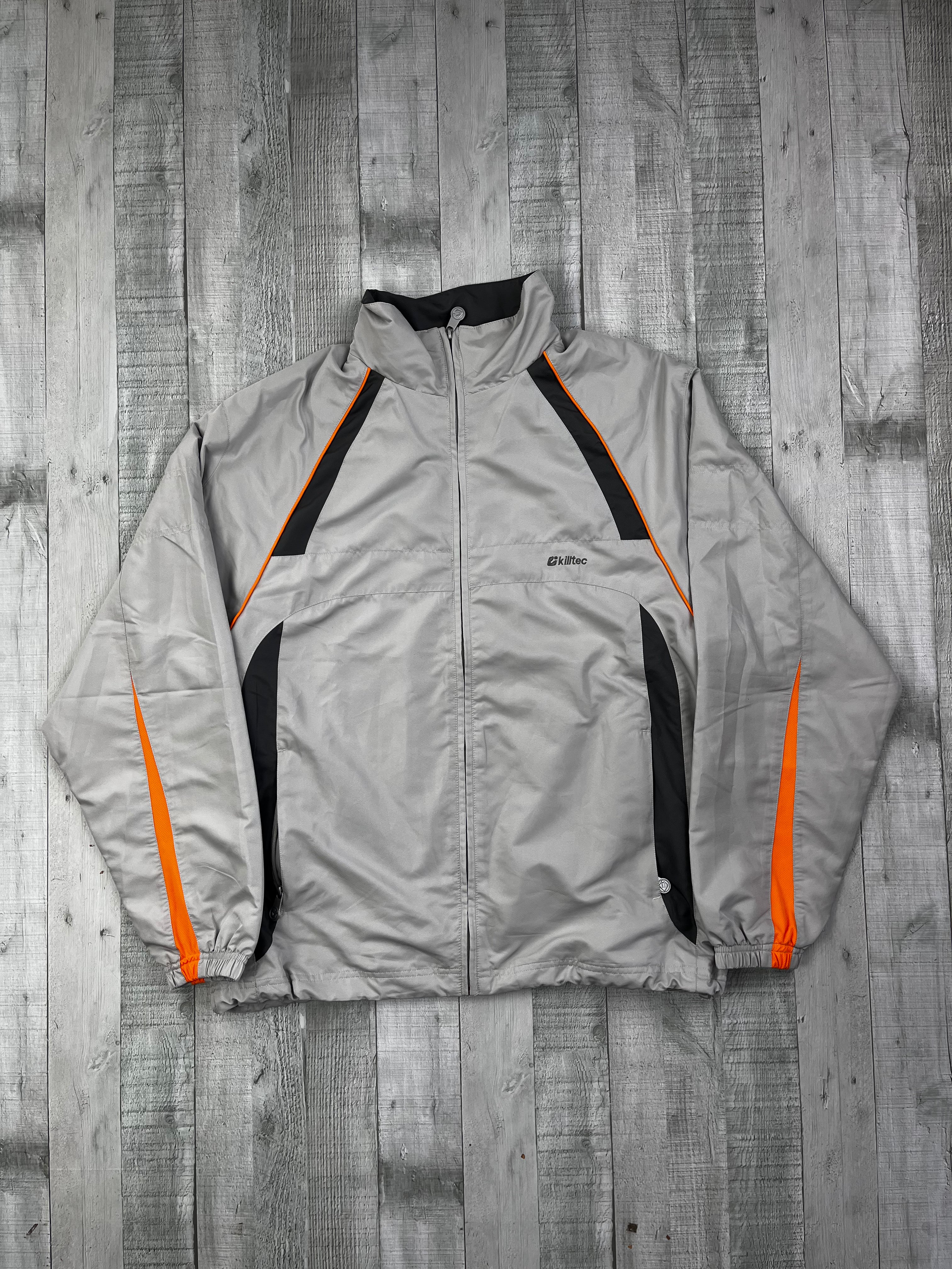 Killtec Vintage Trainingsanzug 90s Grau Orange L