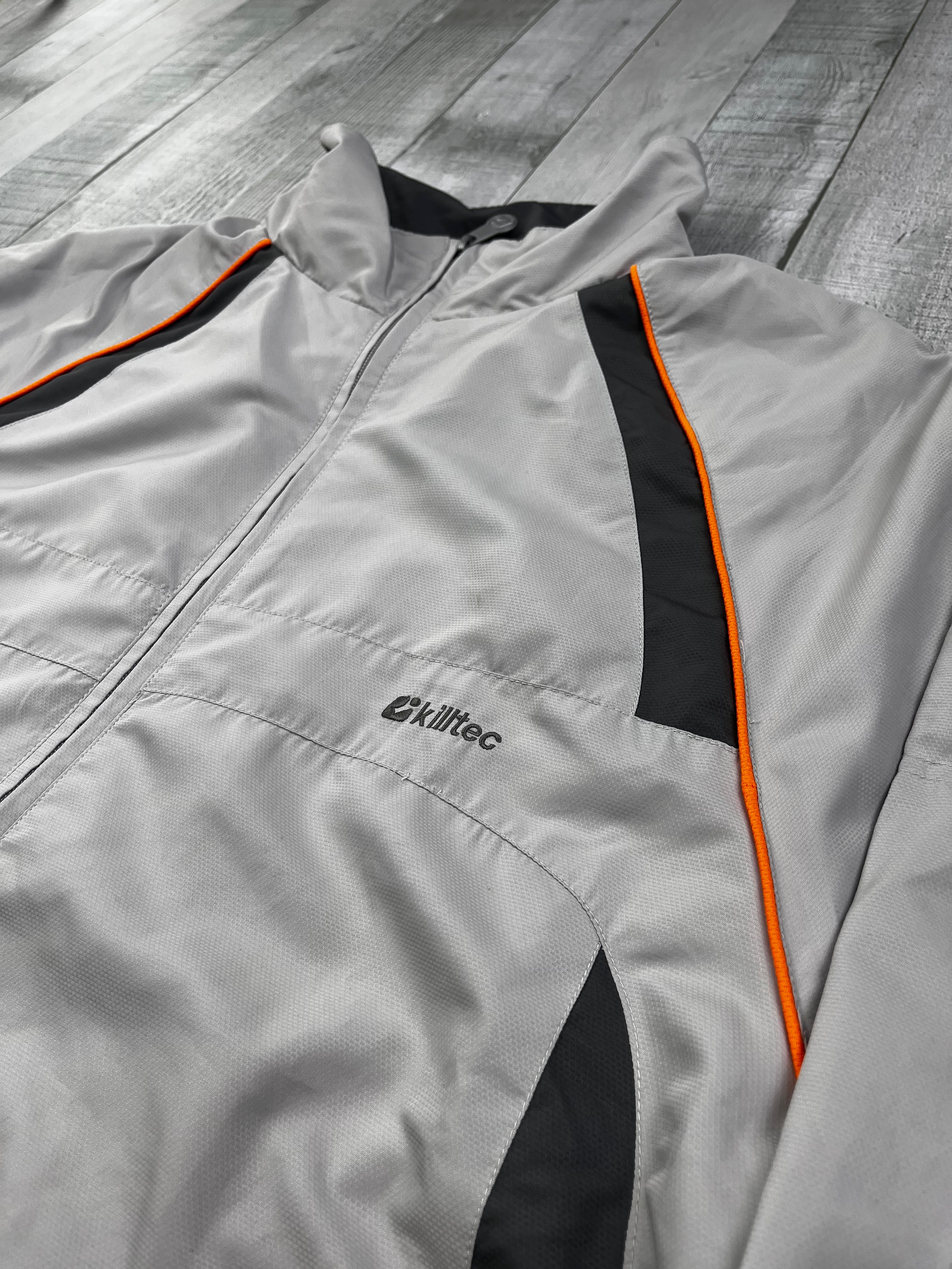 Killtec Vintage Trainingsanzug 90s Grau Orange L