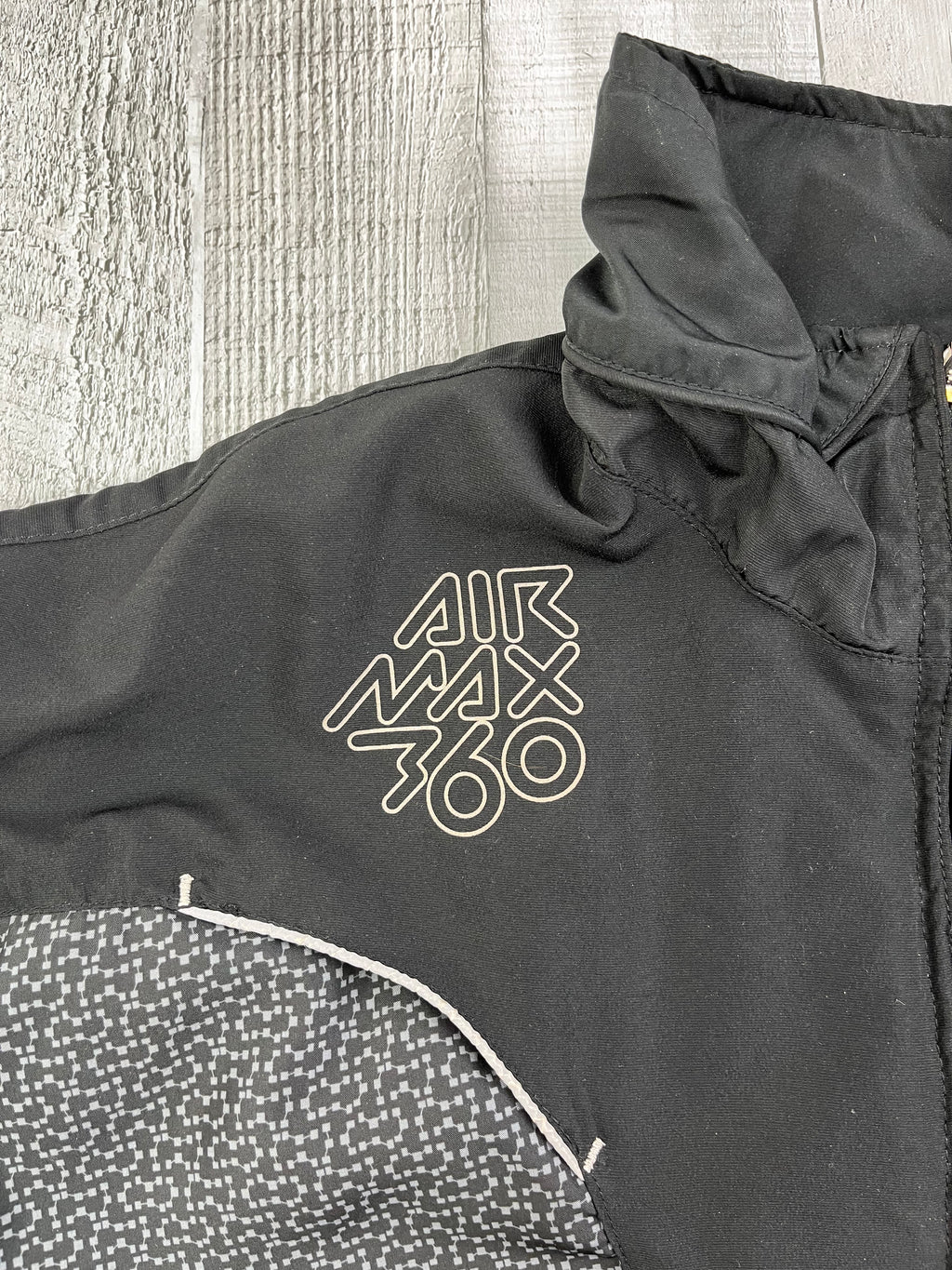 Nike Air 360 Vintage Trainingsanzug Reflective Y2K Schwarz Grau L