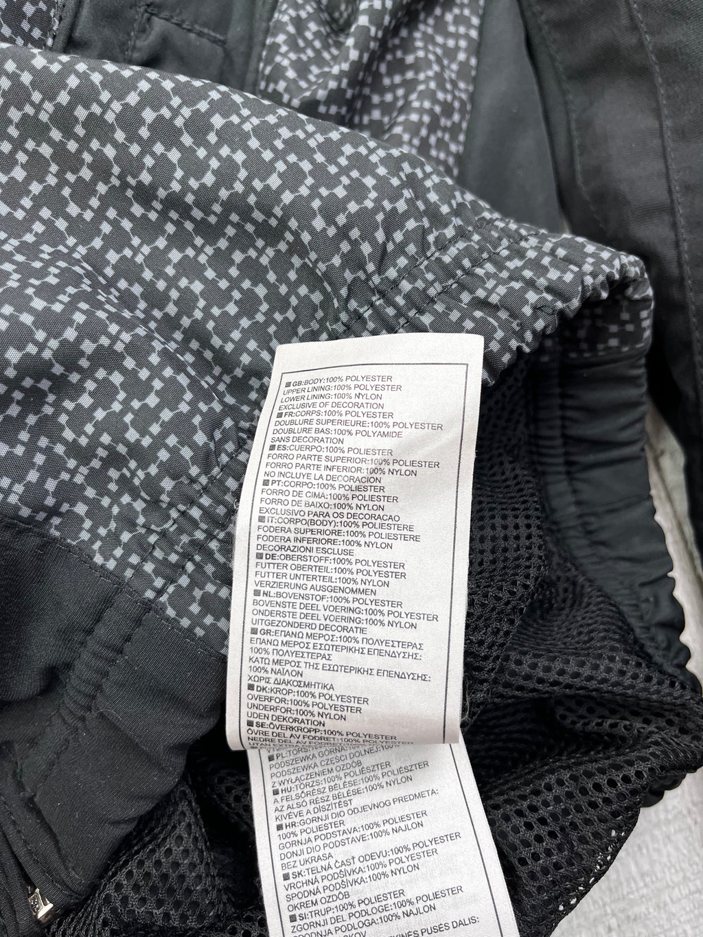 Nike Air 360 Vintage Trainingsanzug Reflective Y2K Schwarz Grau L