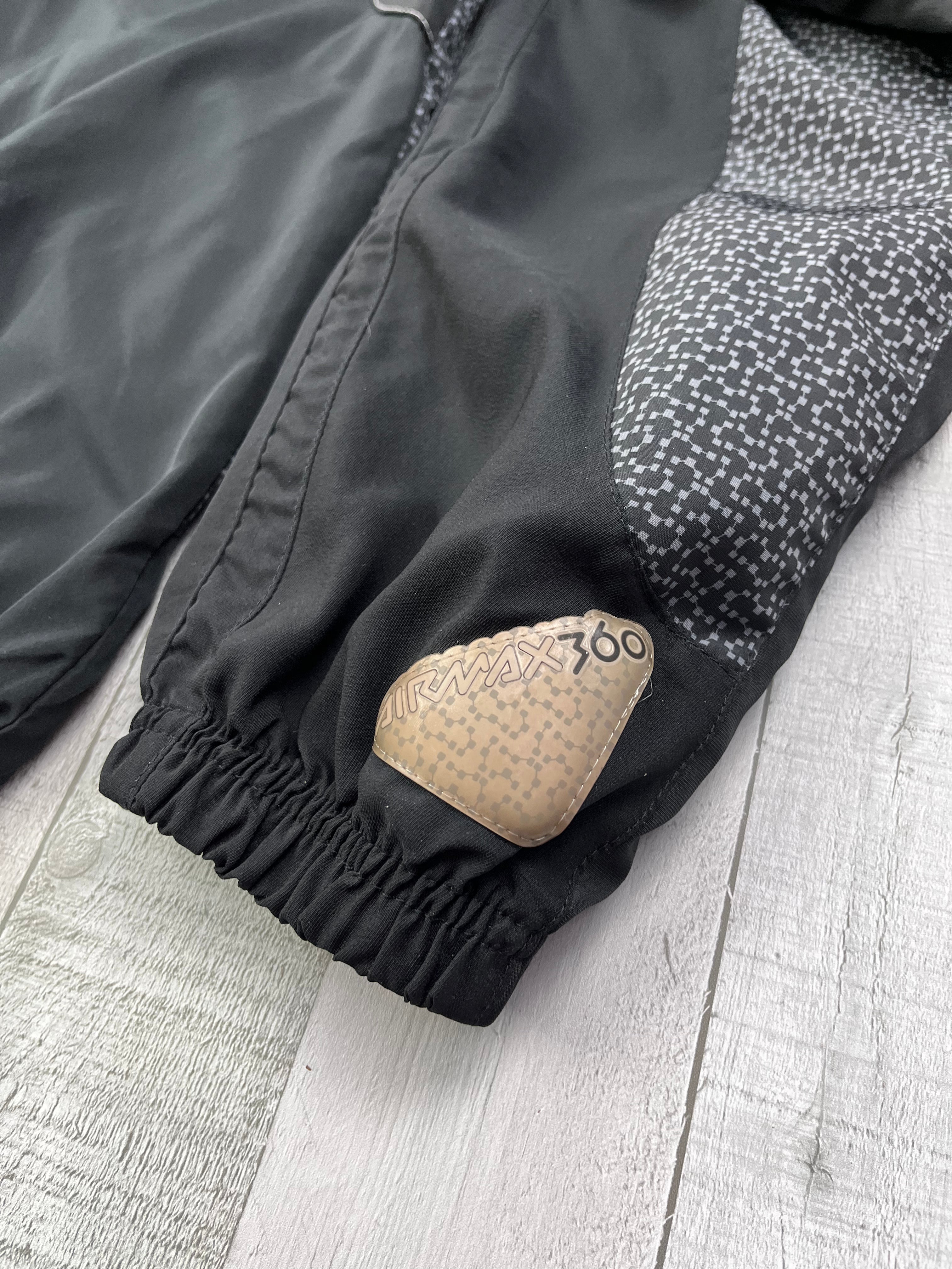 Nike Air 360 Vintage Trainingsanzug Reflective Y2K Schwarz Grau L