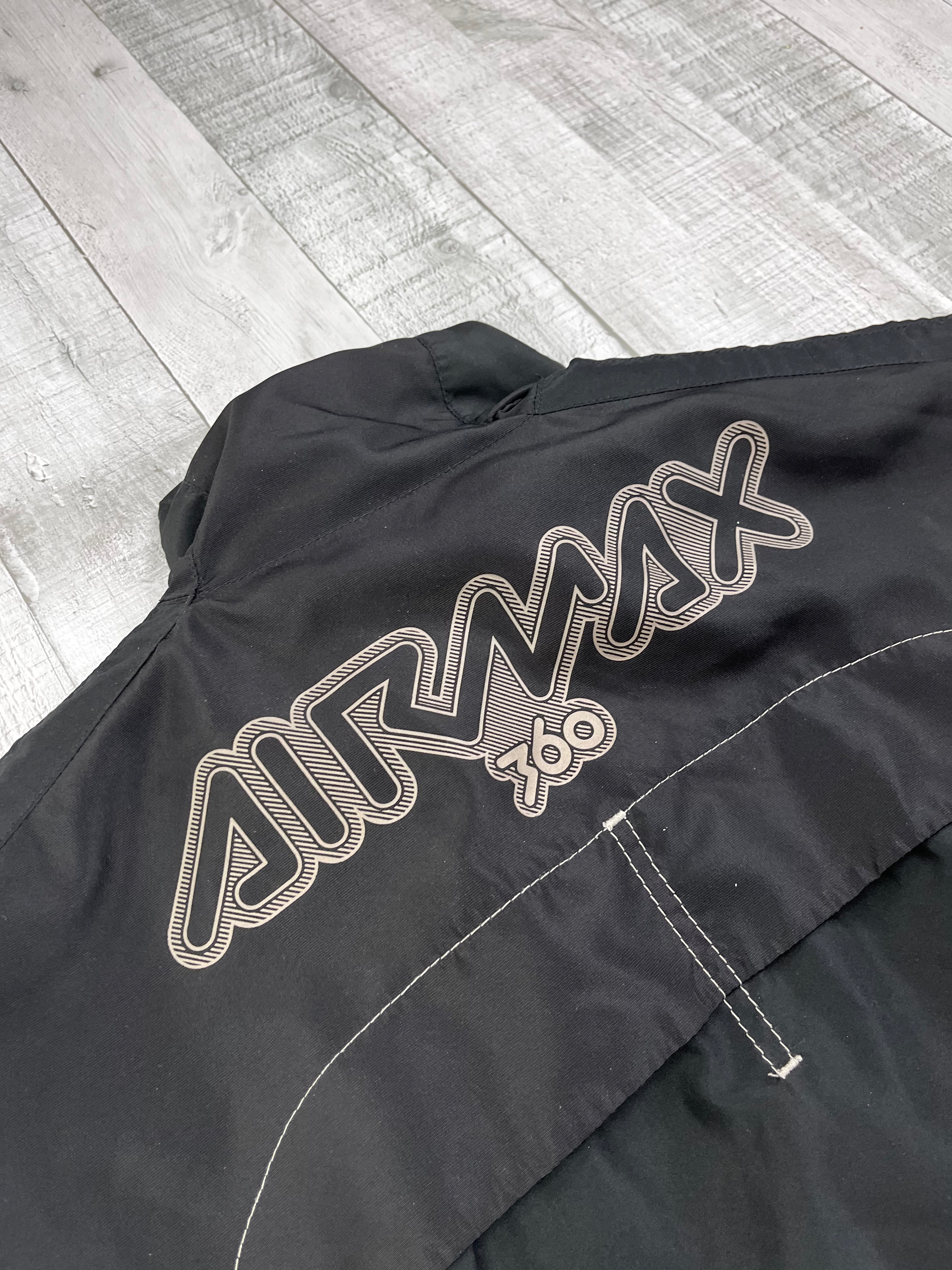 Nike Air 360 Vintage Trainingsanzug Reflective Y2K Schwarz Grau L