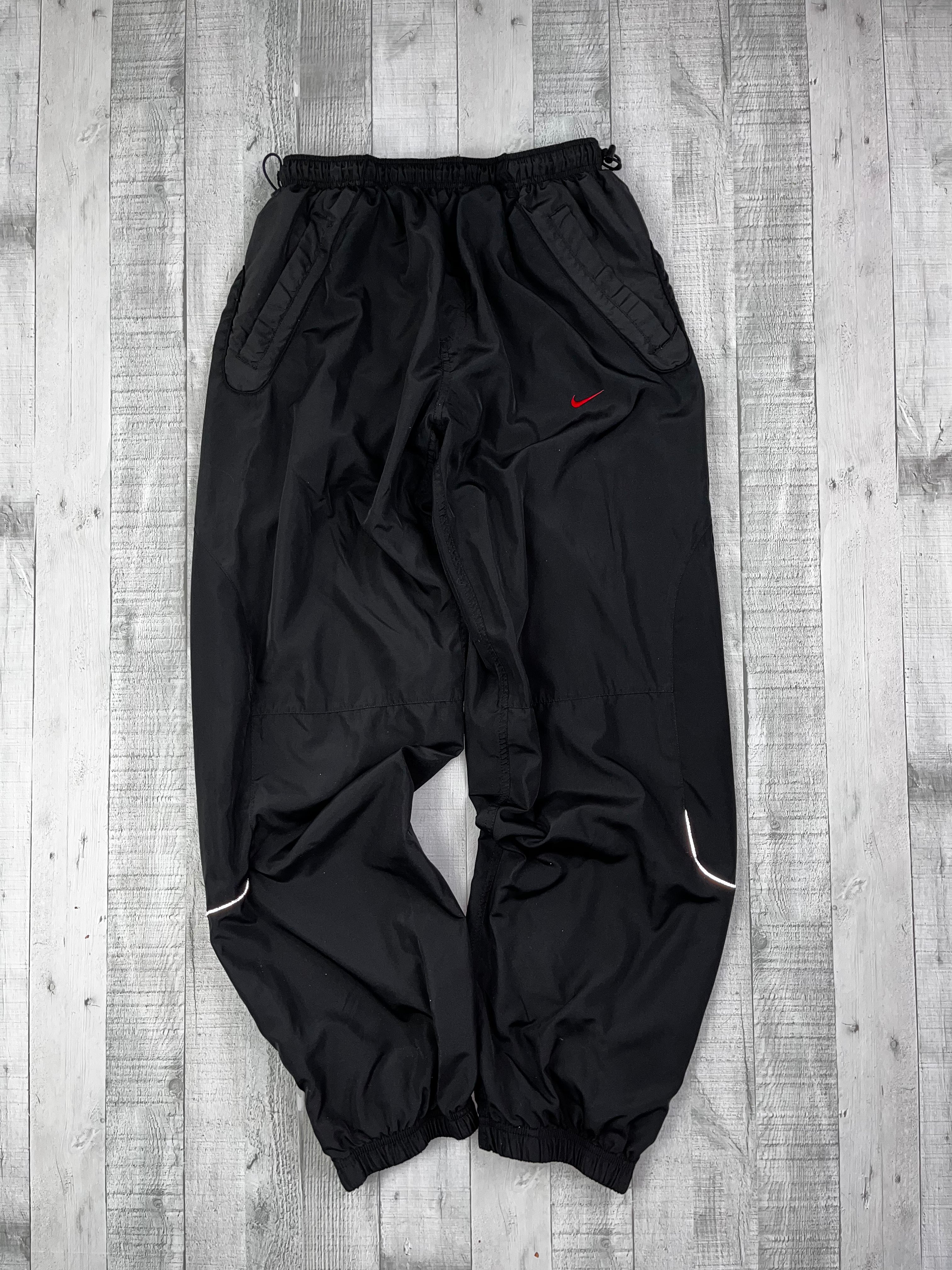 Nike Air 360 Vintage Trainingsanzug Reflective Y2K Schwarz Grau L