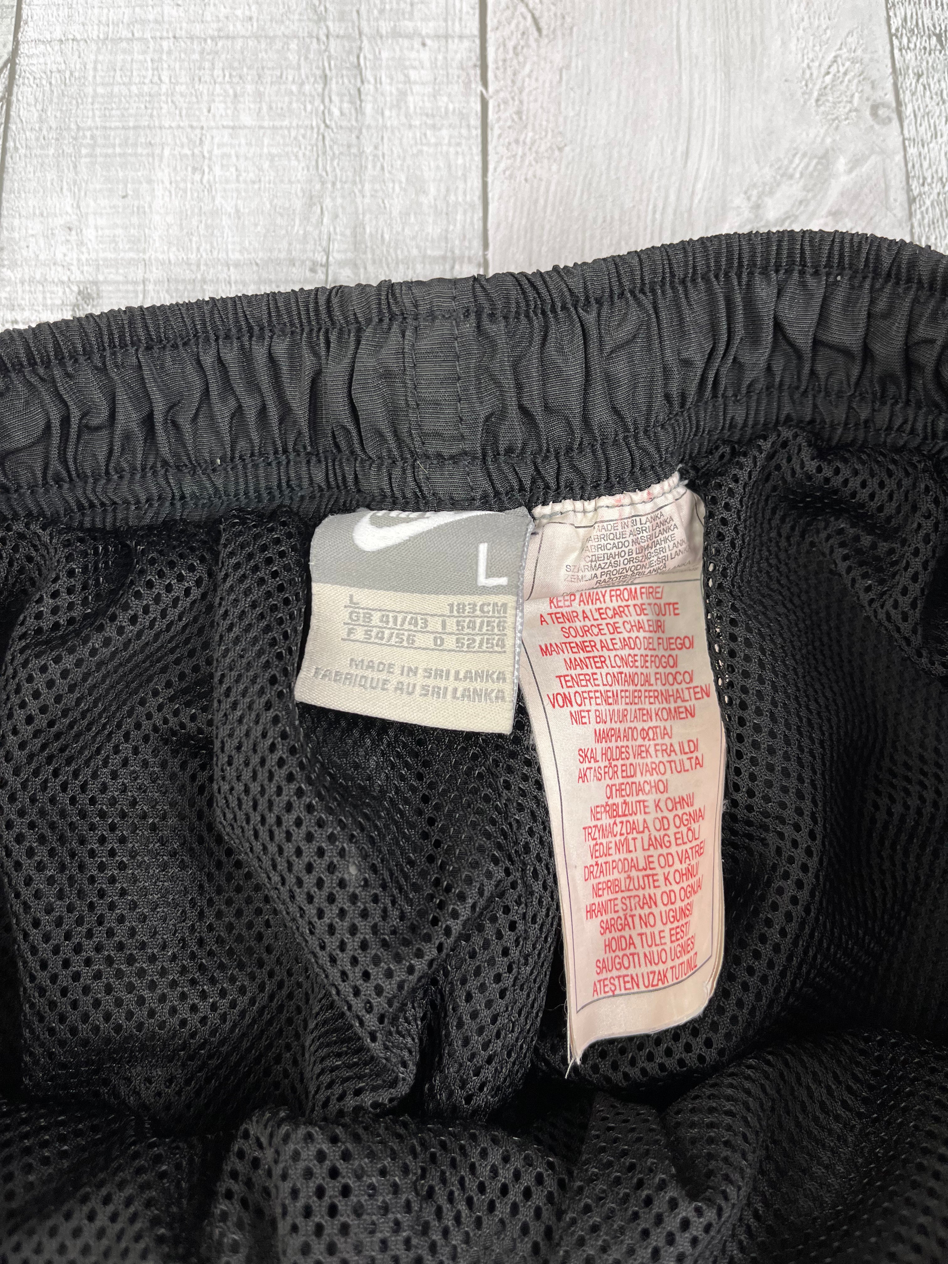 Nike Air 360 Vintage Trainingsanzug Reflective Y2K Schwarz Grau L