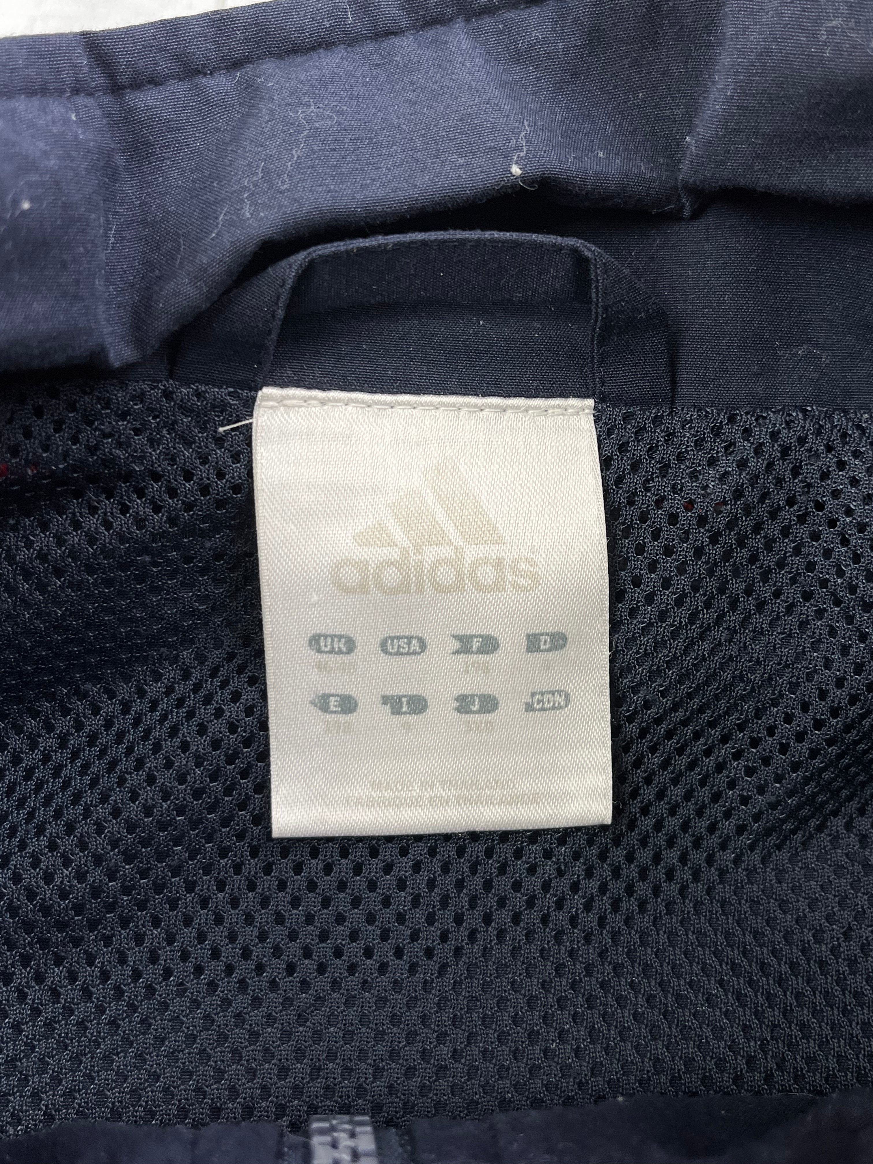 Adidas Vintage Trainingsjacke Dunkelblau Grau XXL