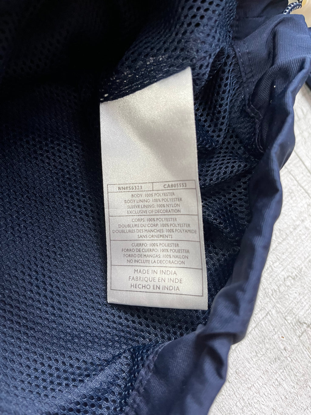 Nike Vintage Trainingsjacke Y2K Marineblau Weiß XL