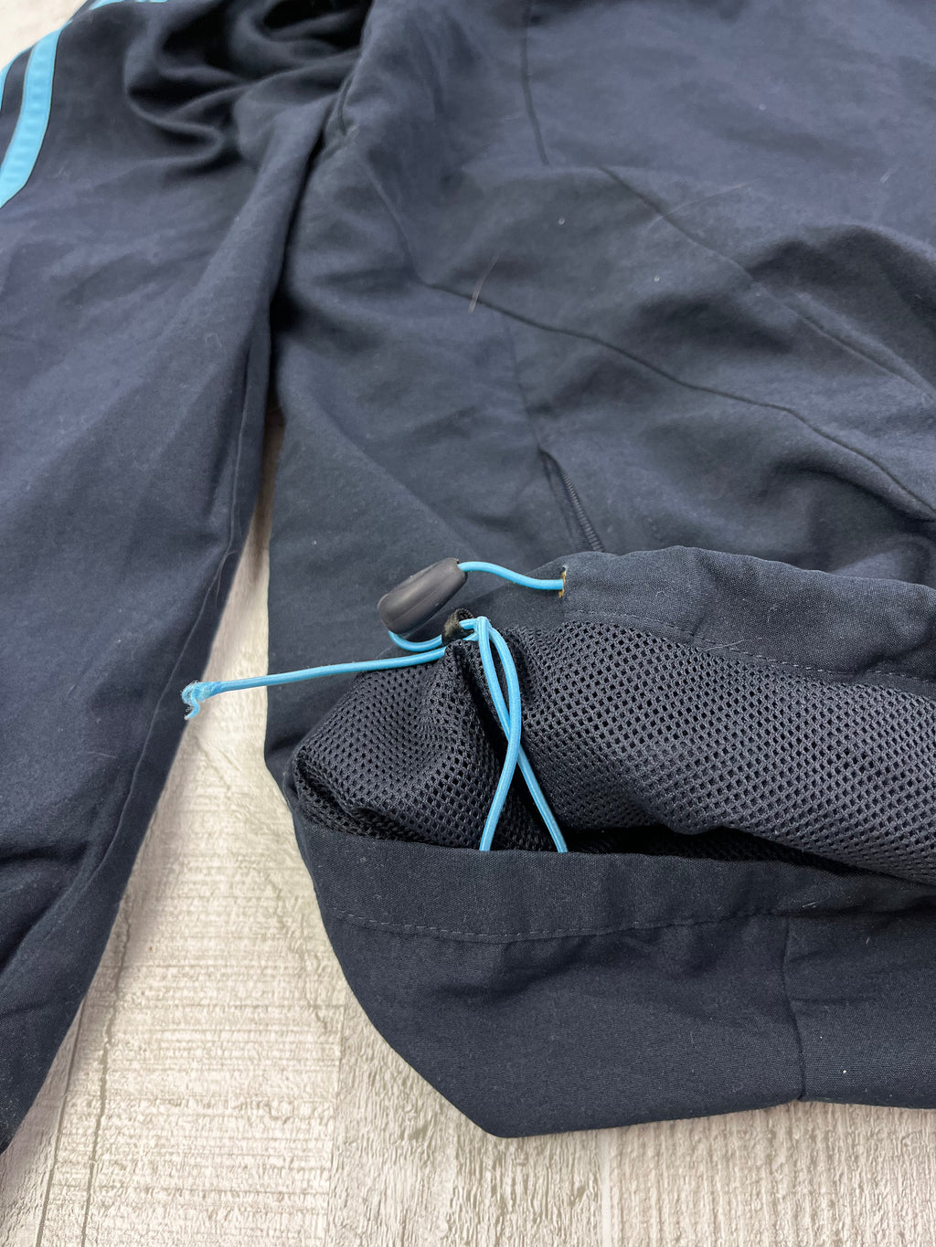 Adidas Vintage Olympique Marseille Trainingsjacke Dunkelblau Hellblau L