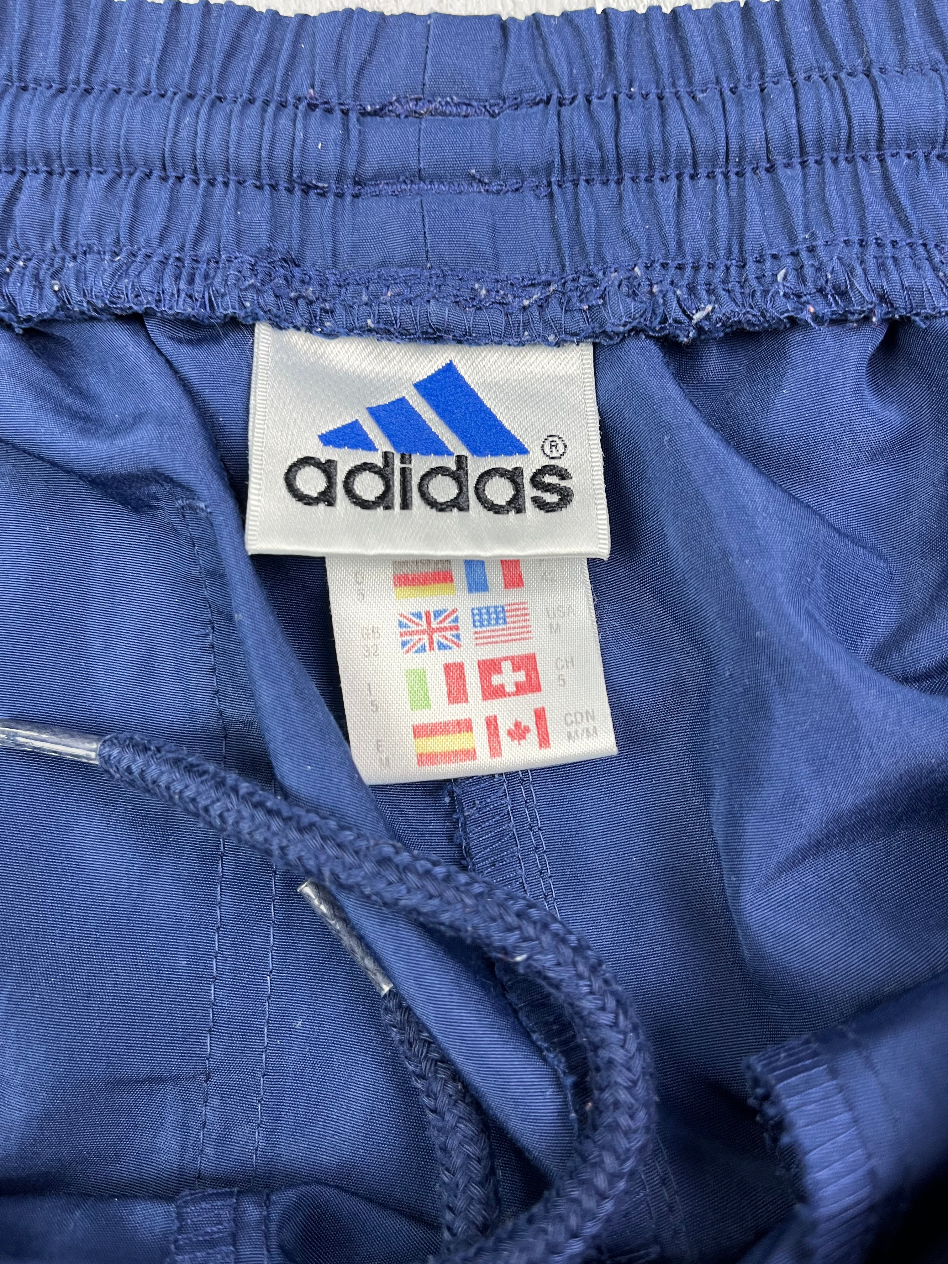 Adidas Vintage Badehose Sommer 90s Dunkelblau M