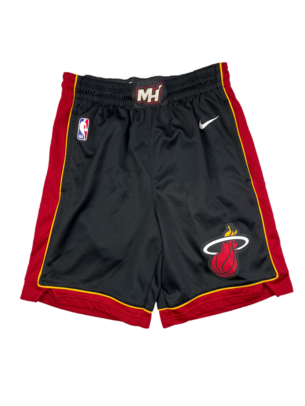 Nike NBA Miami Heats Basketball Jersey Hose Schwarz Rot S