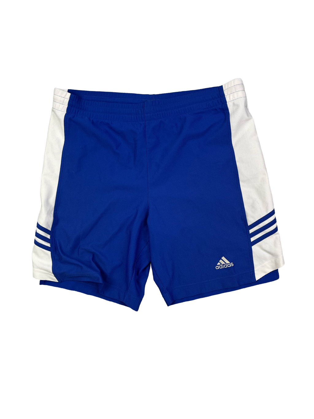 Adidas Vintage Basketball Hose Y2K Blau Weiß S
