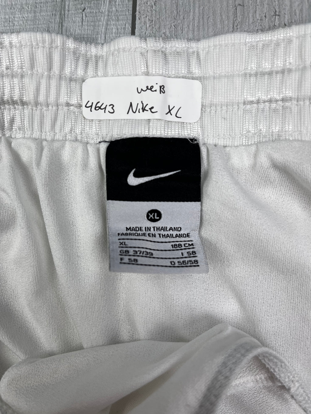 Nike Sporthose Kurz Weiß XL