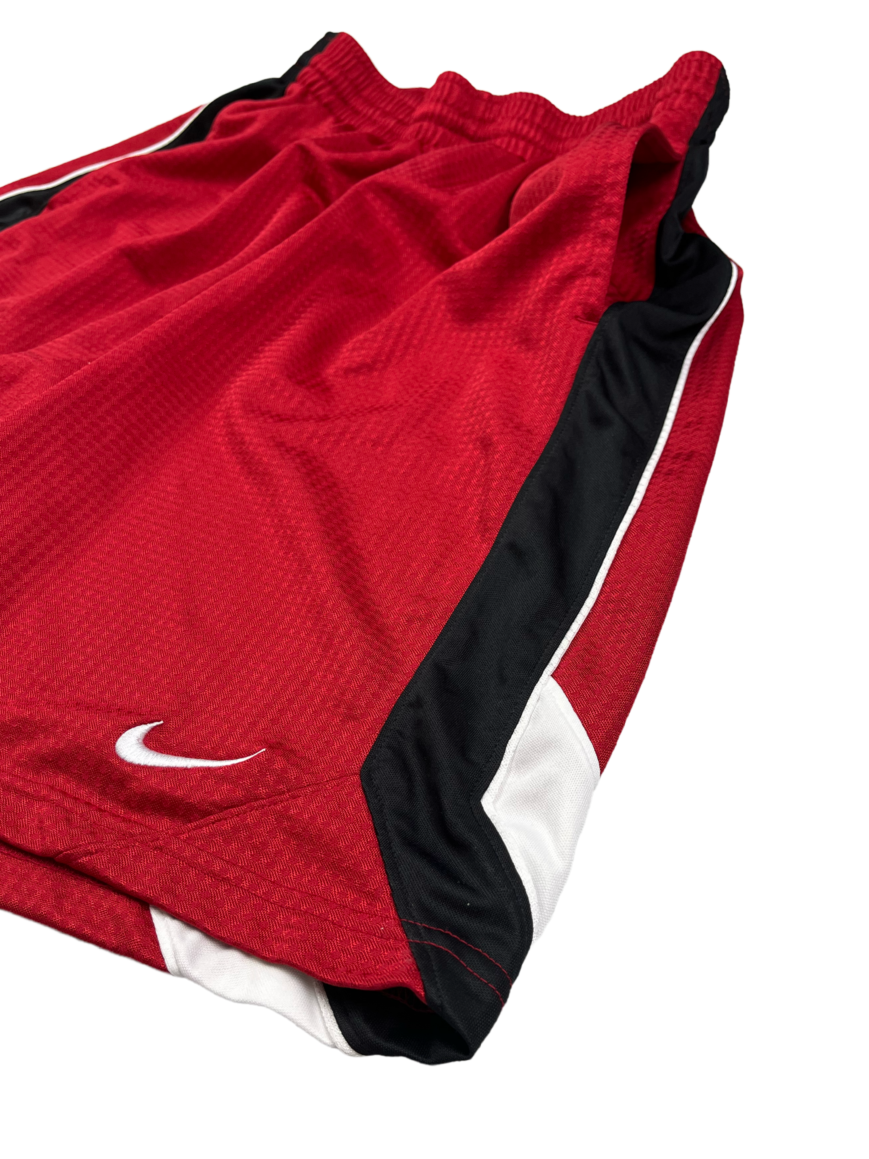 Nike Sporthose Kurz Rot Schwarz M