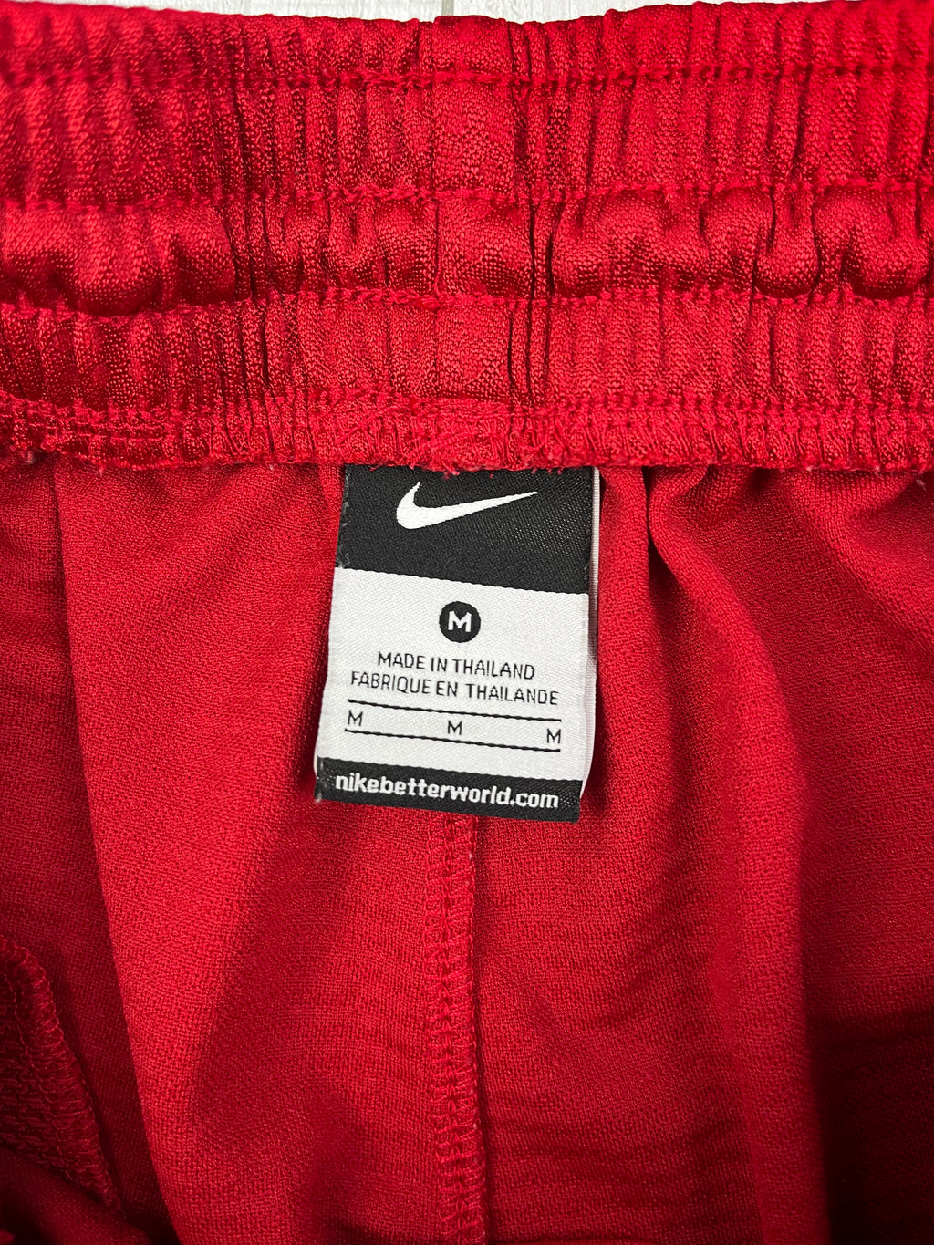 Nike Sporthose Kurz Rot Schwarz M