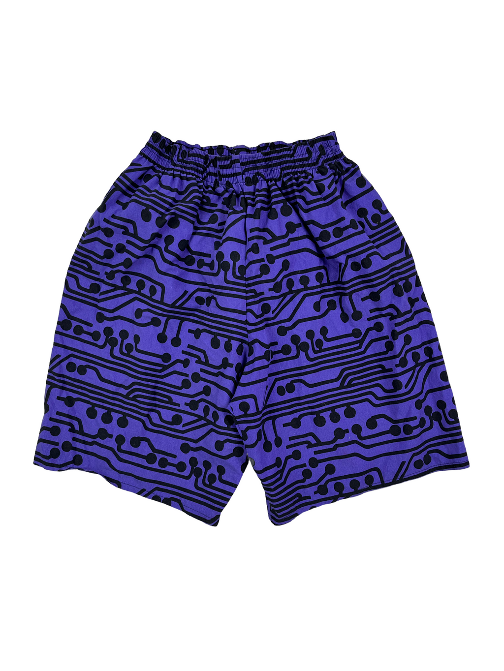 Vintage Badehose 90s Lila Schwarz M